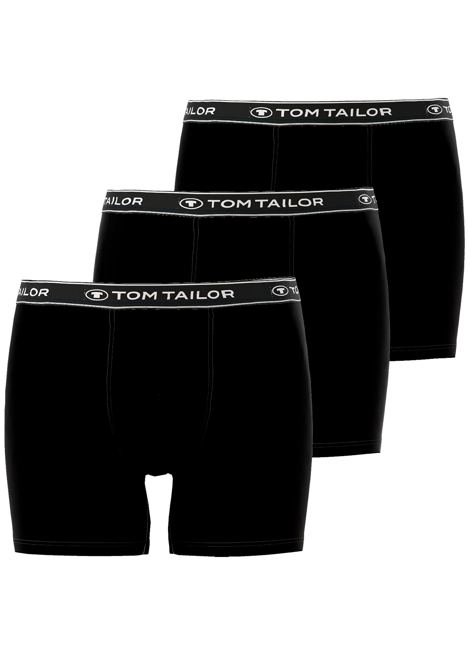 TOM TAILOR Boxershorts "Buffer", (Packung, 3 St.), mit perfekter Passform für jeden Tag