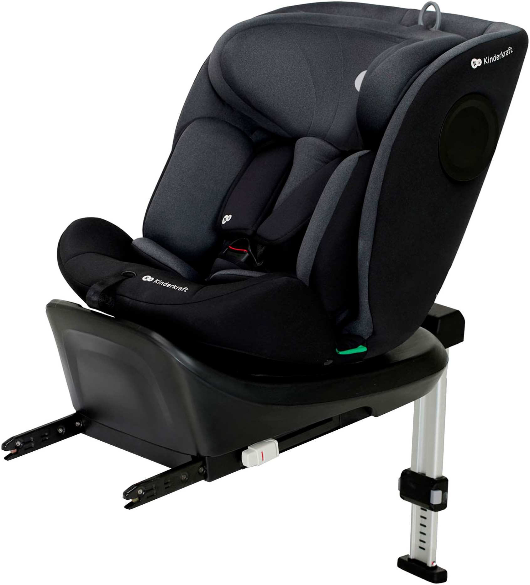 KINDERKRAFT Baby Autokindersitz "I-360 i-Size"schwarz, Materialmix, Kindersitze, 360 – drehbarer Kindersitz