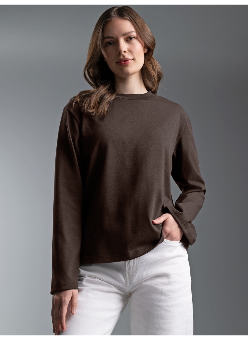 Trigema Longsleeve "TRIGEMA Langarmshirt mit ausgestellten Ärmeln" 1