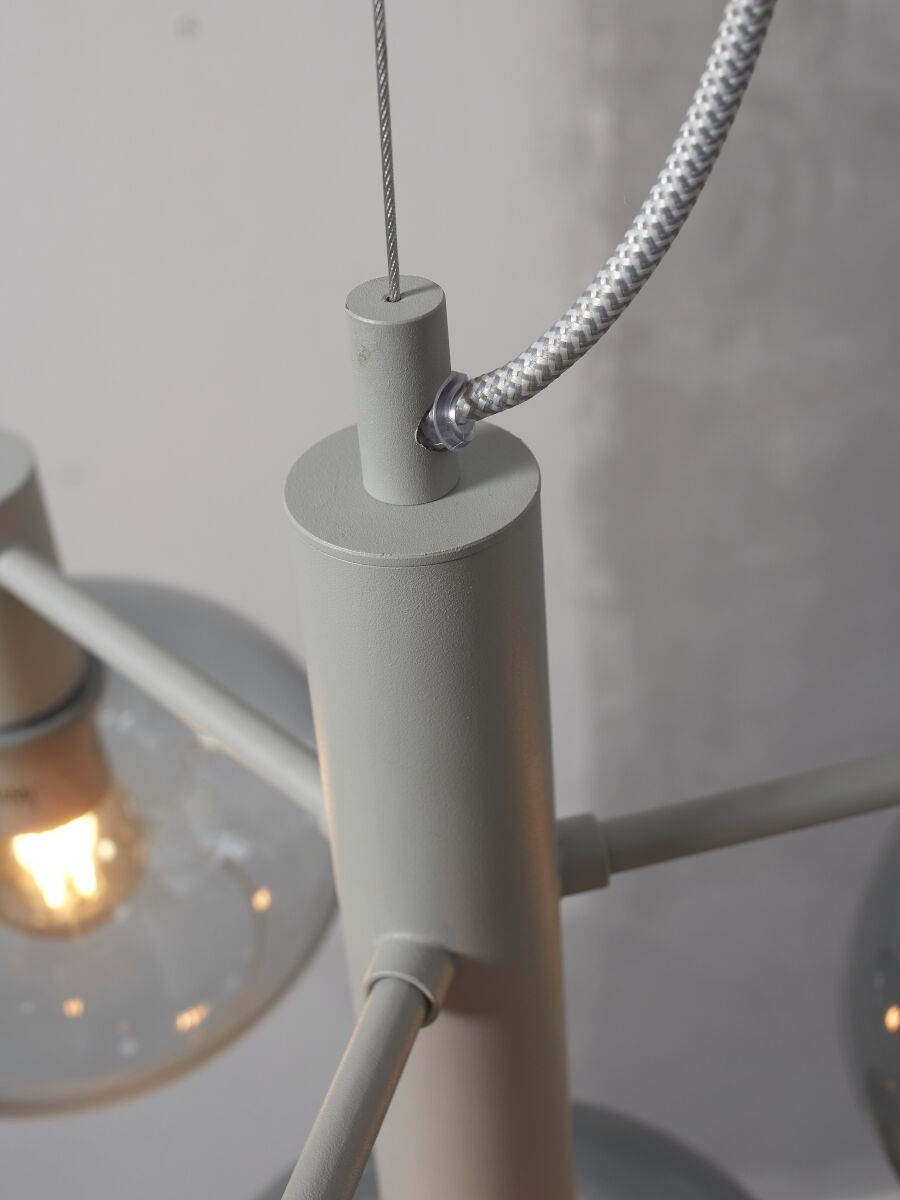 it's About RoMi Hängeleuchte »BOLOGNA«, 4 flammig, Leuchtmittel E14 | LED wechselbar, Glass mit Farbeverlauf