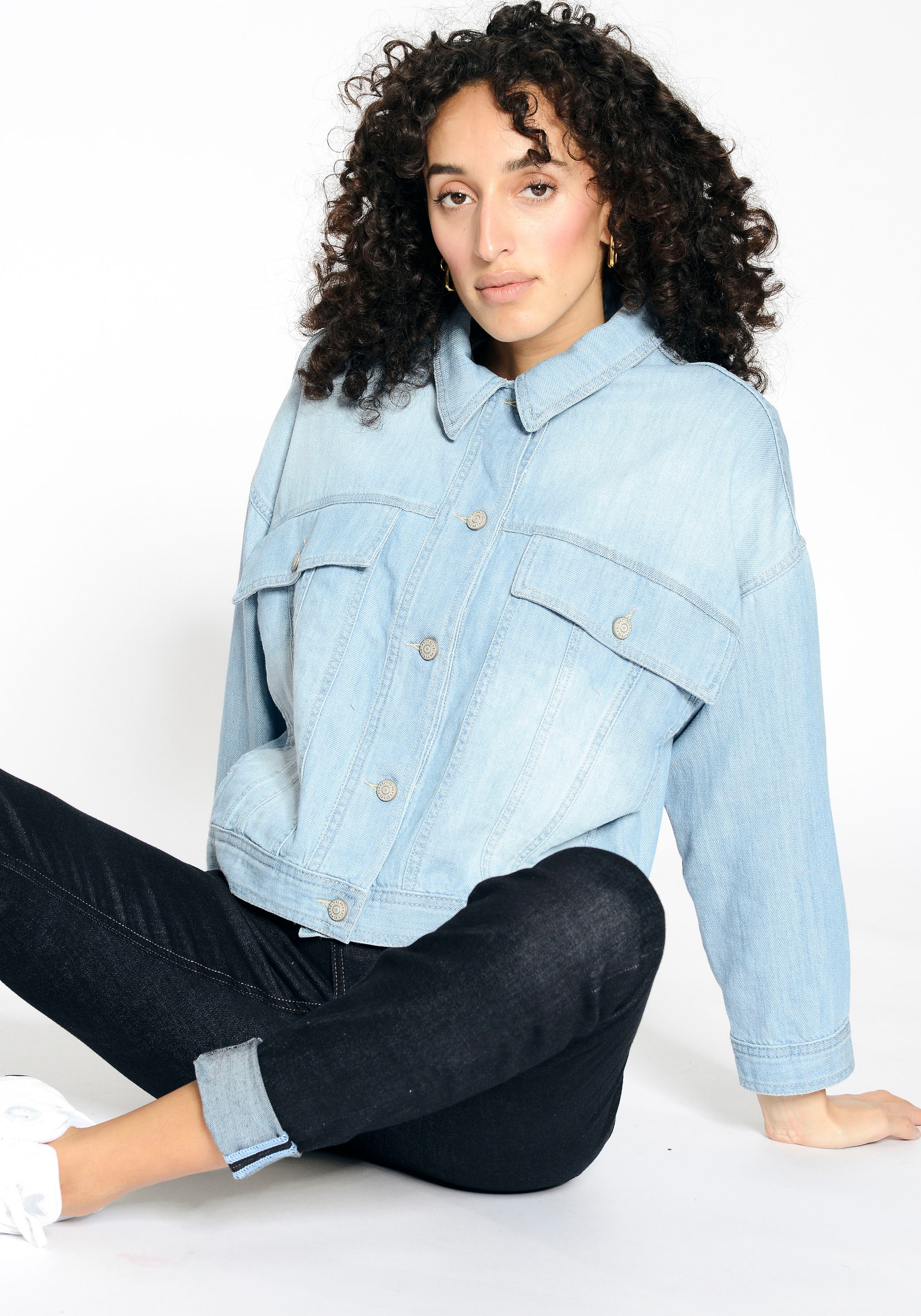 GANG Jeansjacke "94LILLY" Loose Fit günstig online kaufen