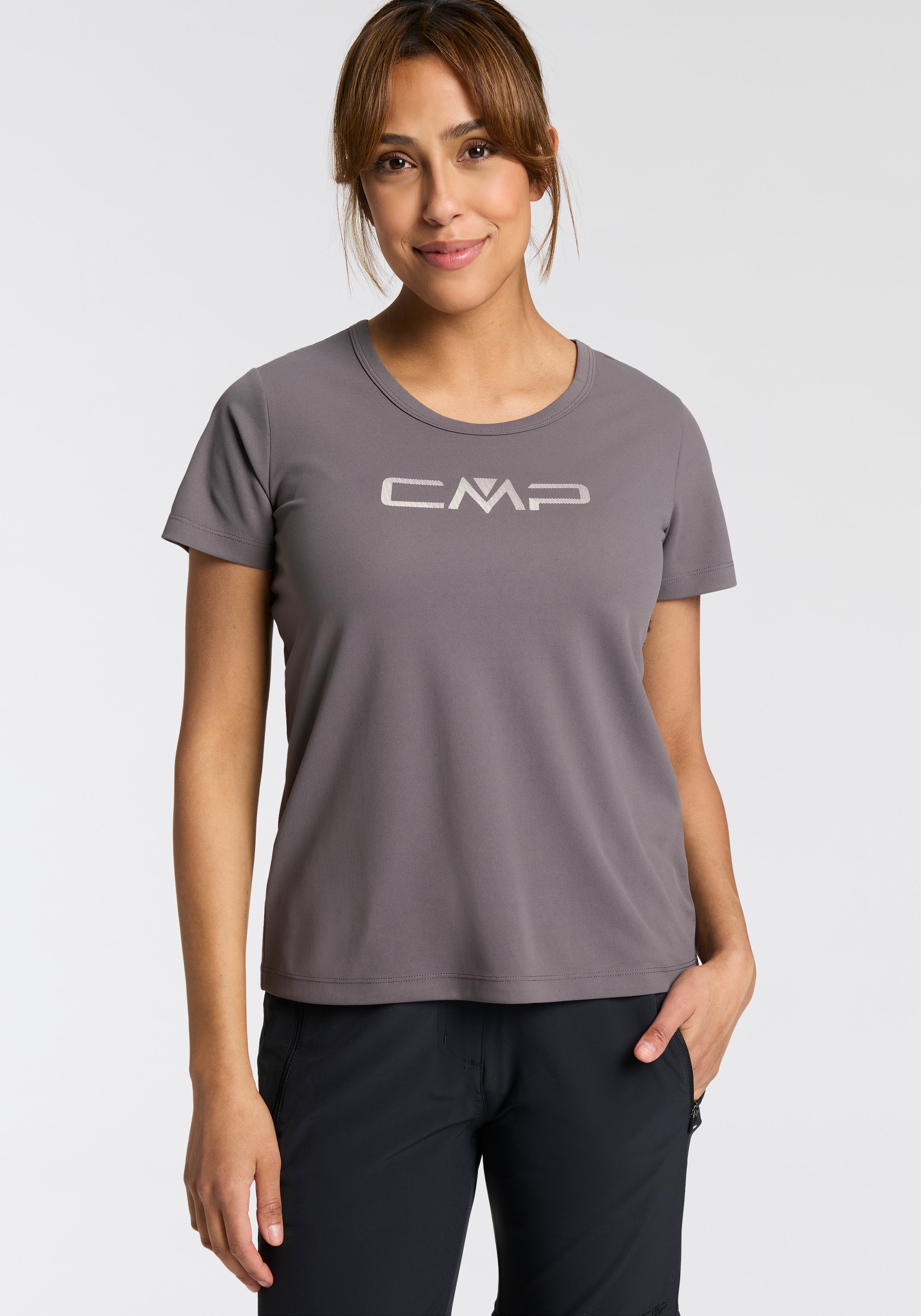 CMP T-Shirt "WOMAN CO T-SHIRT", (1 tlg.), Schnell trocknend & Atmungsaktiv günstig online kaufen