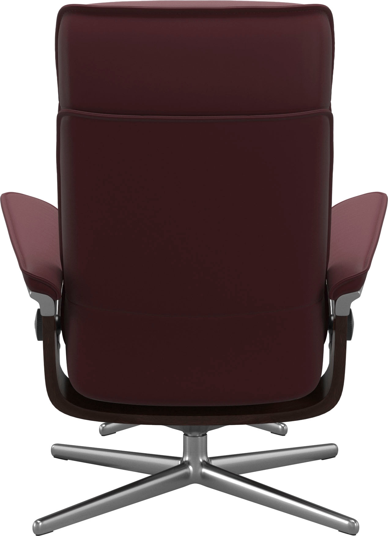 Stressless® Fußhocker »Admiral«, mit Cross Base, Größe M & L, Holzakzent Braun