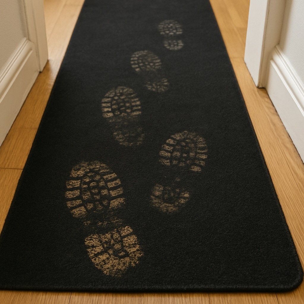 Wecon home Teppich "Buhai" quadratisch 3 mm Höhe ultraflacher Schmutzfanglä günstig online kaufen