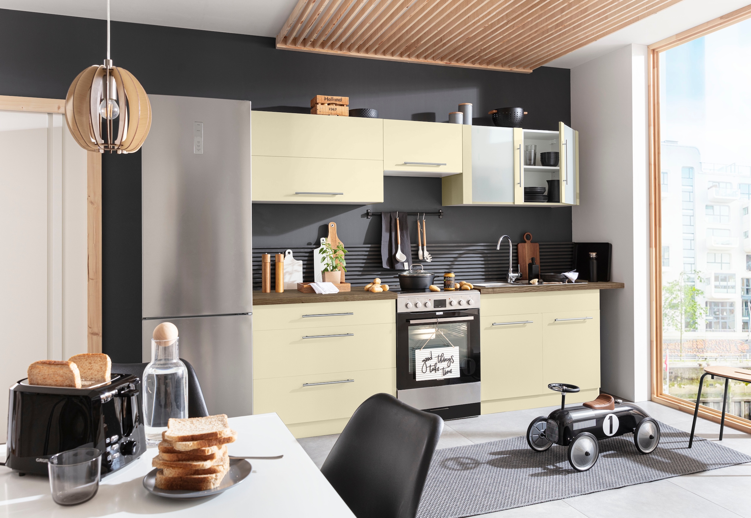 wiho Küchen Unterschrank »Unna«, 90 cm breit, mit 2 großen Auszügen, ohne  Arbeitsplatte bestellen | BAUR | Kochfeldumbauschränke