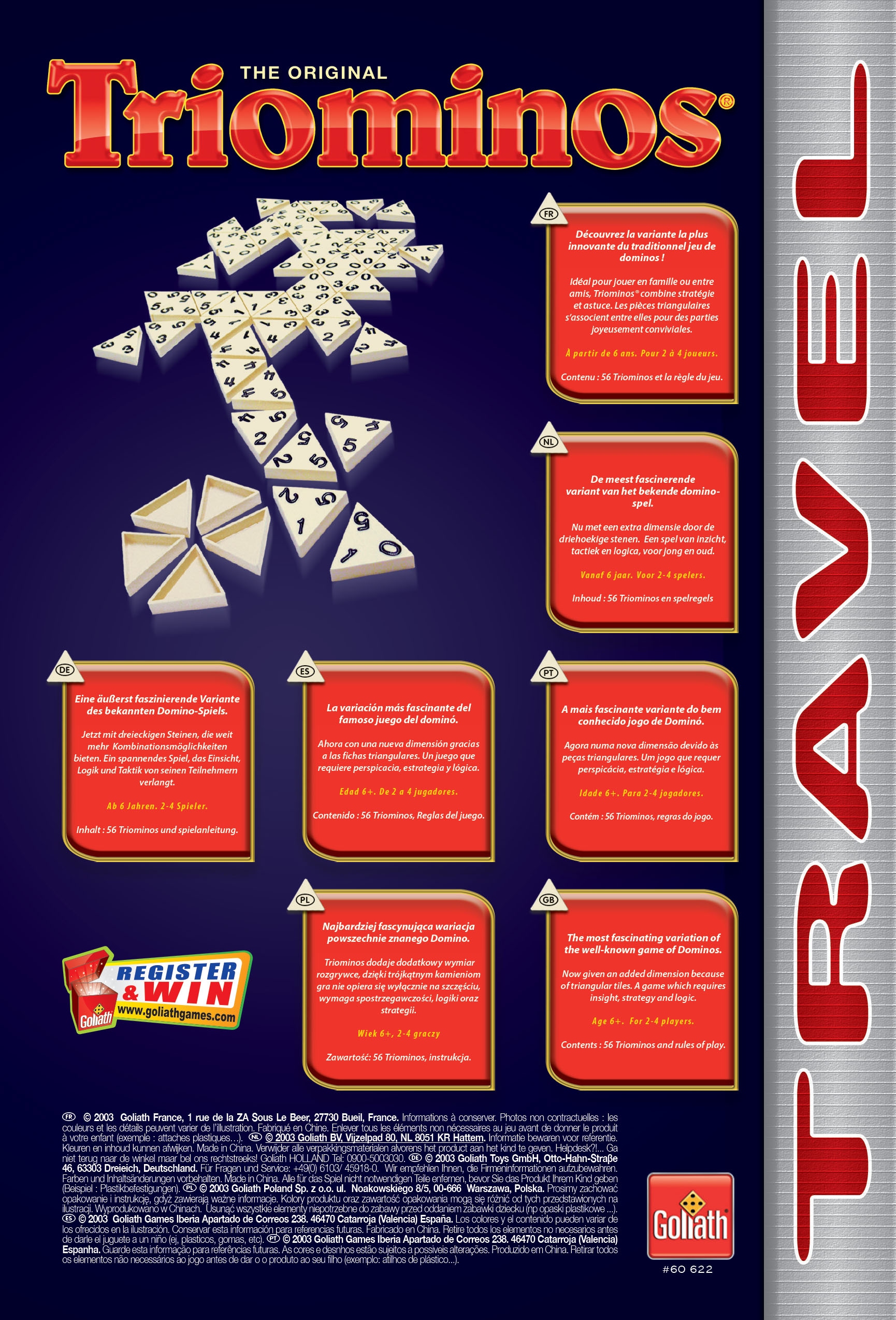 Goliath® Spiel »Triominos Travel Edition«