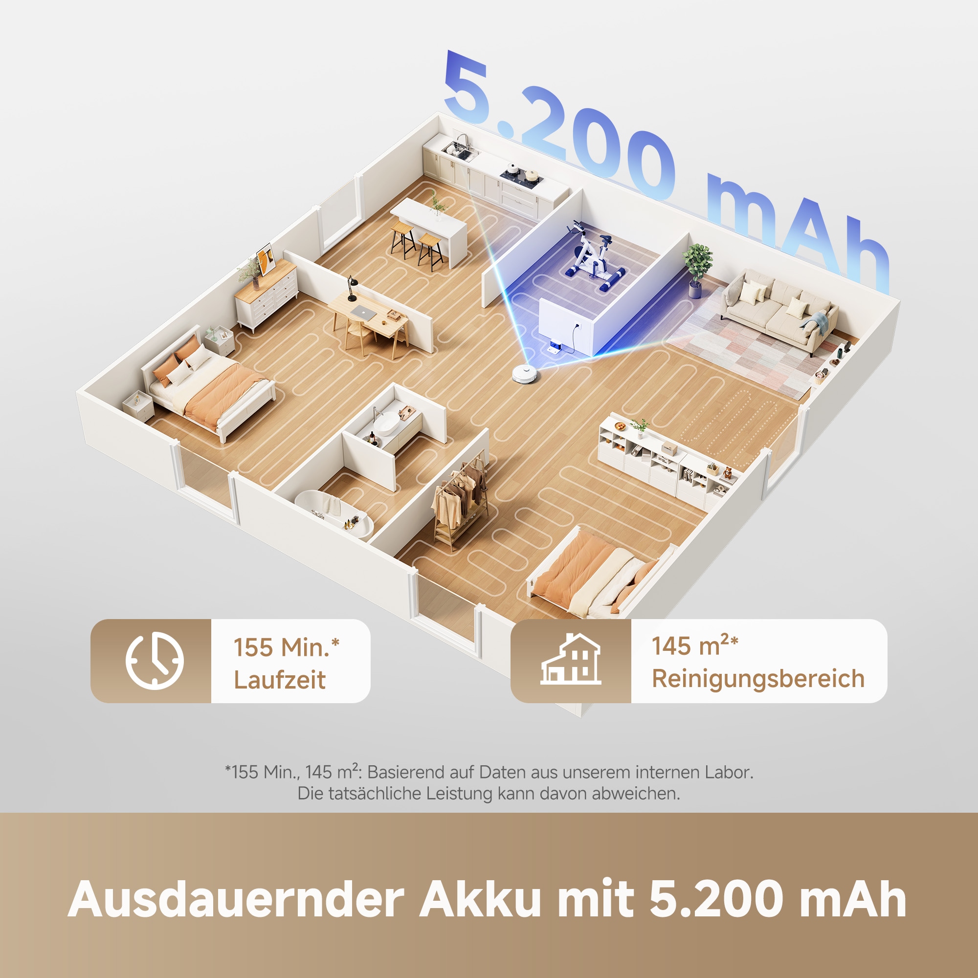 Dreame Nass-Trocken-Saugroboter »L10s Pro Gen3« 13 Kpa, Wischfunktion, Eckenreinigung, Hindernisvermeidung