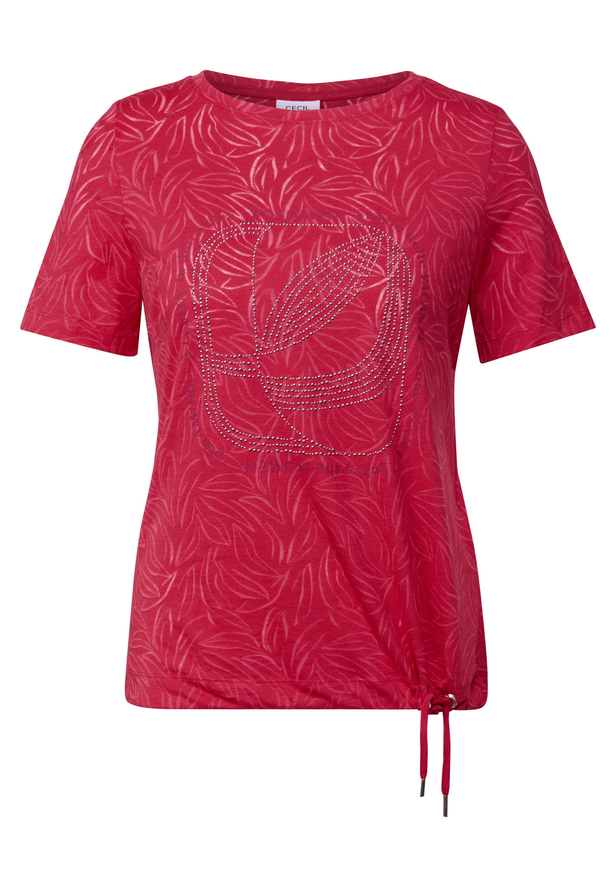 Cecil T-Shirt, im soften Baumwoll-Mix