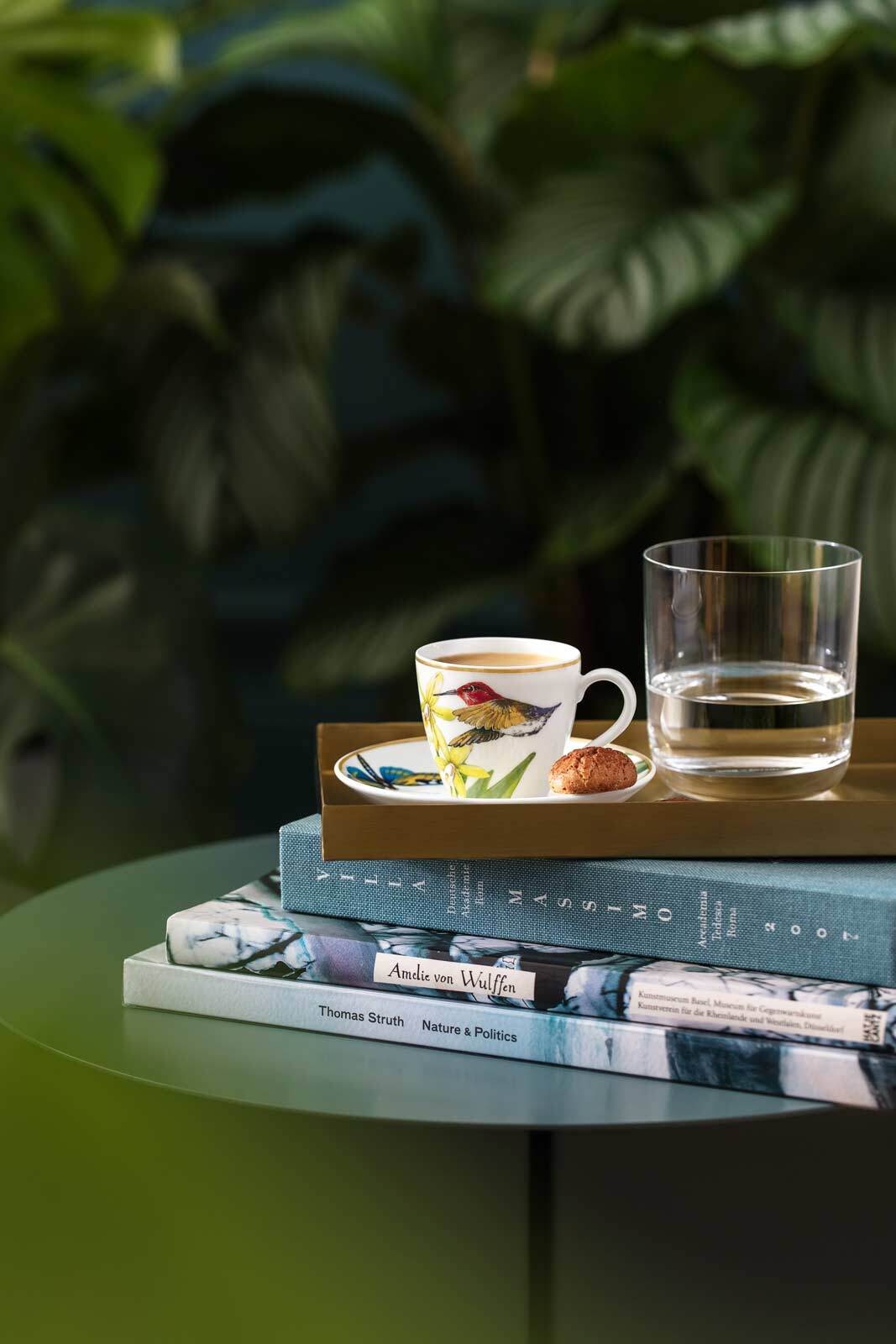 Villeroy & Boch Tasse »Mokka- / Espressotasse mit Untertasse Amazonia Anmut 100 ml bunt«