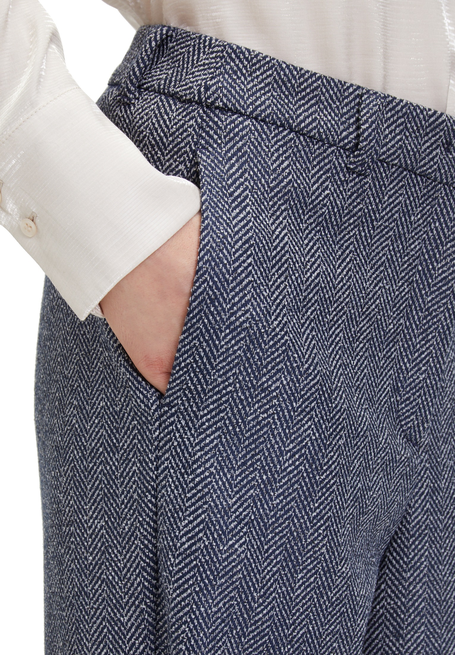 Betty&Co Anzughose »Betty & Co Anzughose mit weitem Bein«, Material