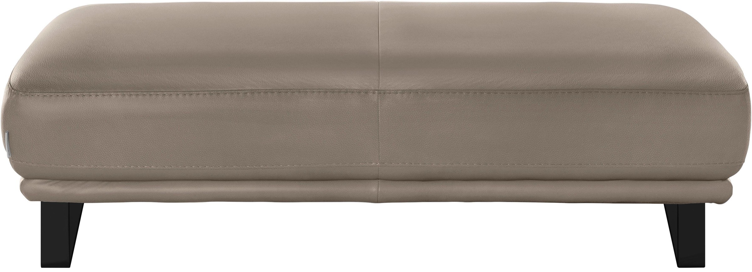 W.SCHILLIG Hocker »montanaa«, mit Metallkufen in Schwarz pulverbeschichtet, Breite 141 cm