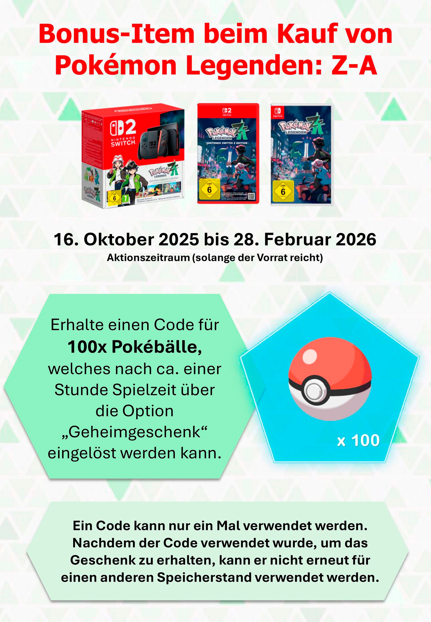 Nintendo Switch Konsolen-Set »Switch + Pokemon-Legenden: Z-A« 32 GB