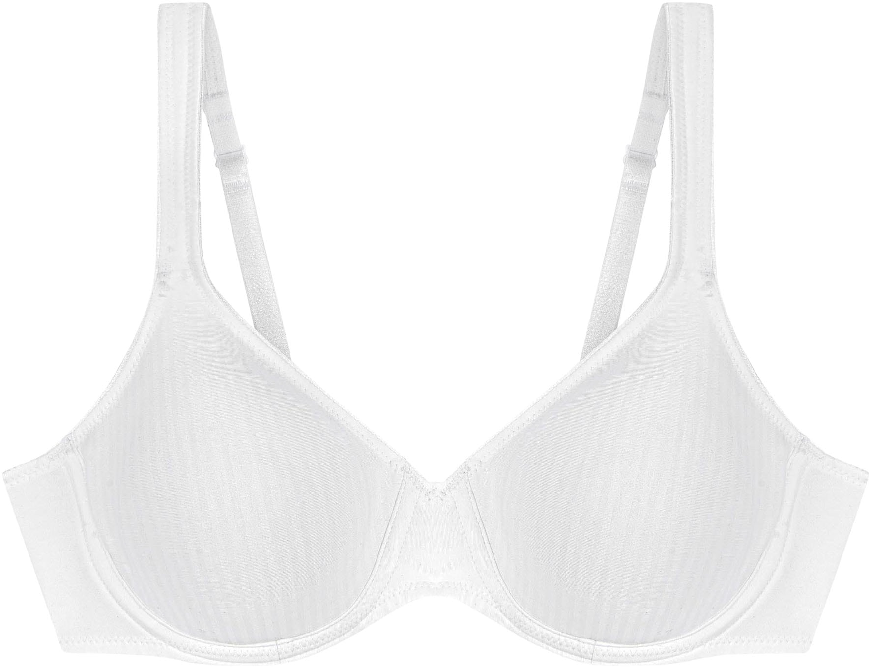 Triumph Bügel-BH »Modern Soft+Cotton W«, Cup B-F, mit dezentem Streifenmuster, Basic Dessous