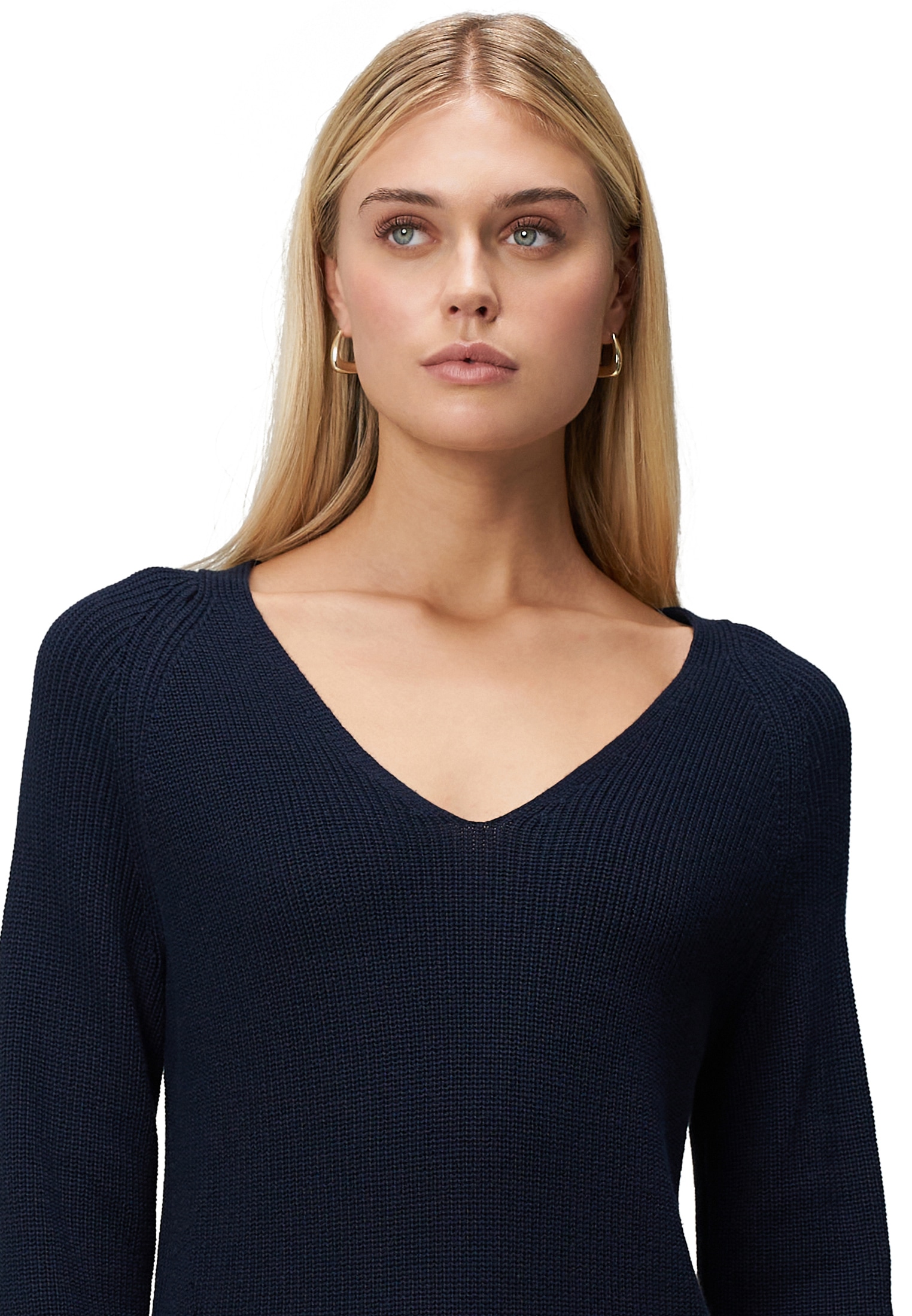 Zero Strickpullover »zero Damen Strukturpullover mit V-Ausschnitt«, (1 tlg.), Plain/ohne Details