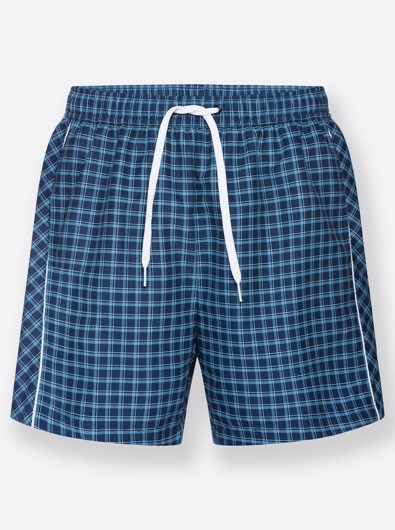 Badeshorts FEEL GOOD, Herren, Gr. 10, Normalgrößen, blau (topas), Polyester, Badehosen Badeshorts Strandshorts 3