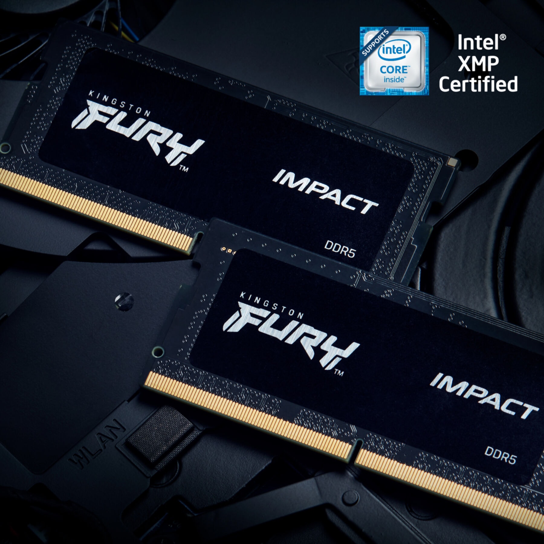 Kingston Arbeitsspeicher »16GB 6400MT/s DDR5 CL38 SODIMM FURY Impact XMP«