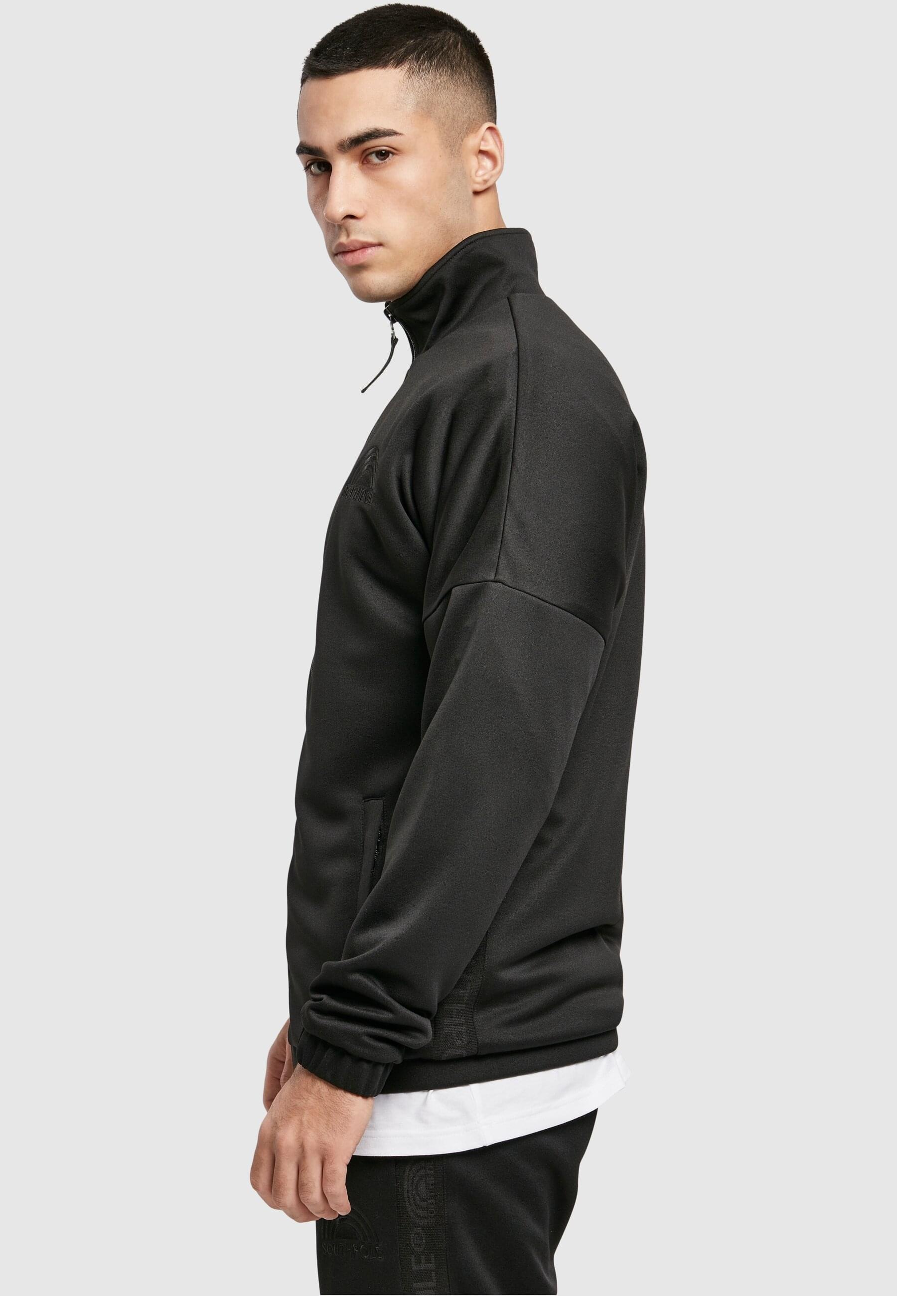 Southpole Allwetterjacke »Southpole Herren Southpole Tricot Jacket with Tape«, (1 St.), ohne Kapuze