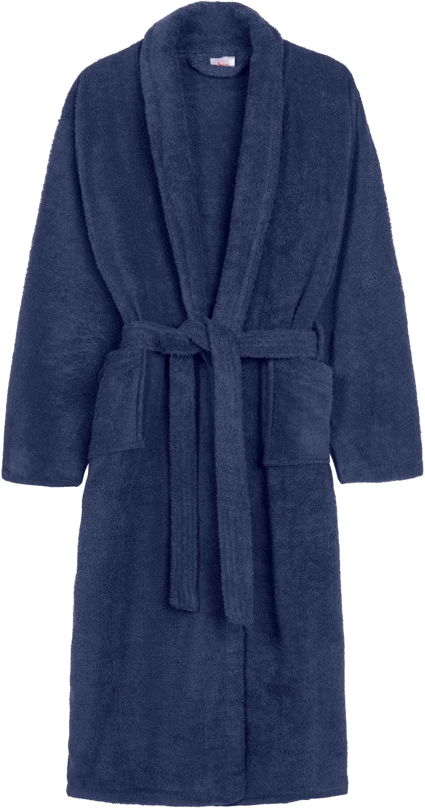 hip Unisex-Bademantel "Hip Bathrobe uni - Blue" Packung, 1x Bademantel, 1 S günstig online kaufen