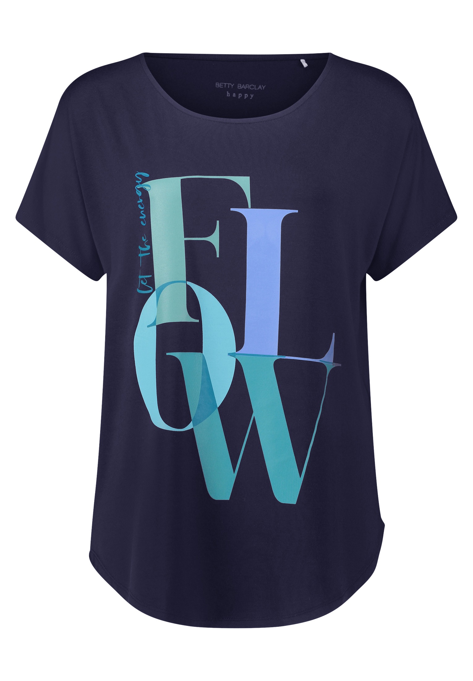 Betty Barclay Kurzarmshirt "Damen Oversize-Shirt mit V-Ausschnitt" 1 Stk. t günstig online kaufen