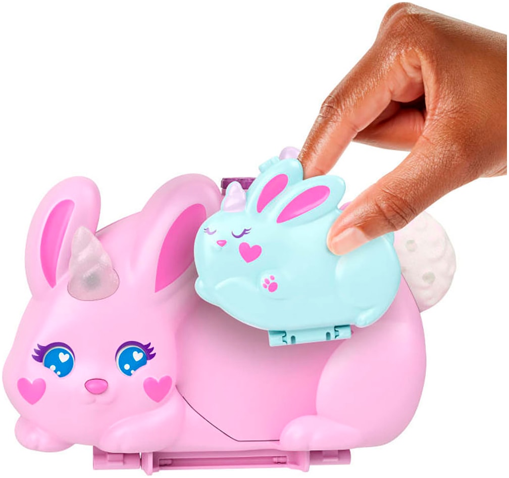 Polly Pocket Spielwelt »Baby und Häschenmama Schatulle«