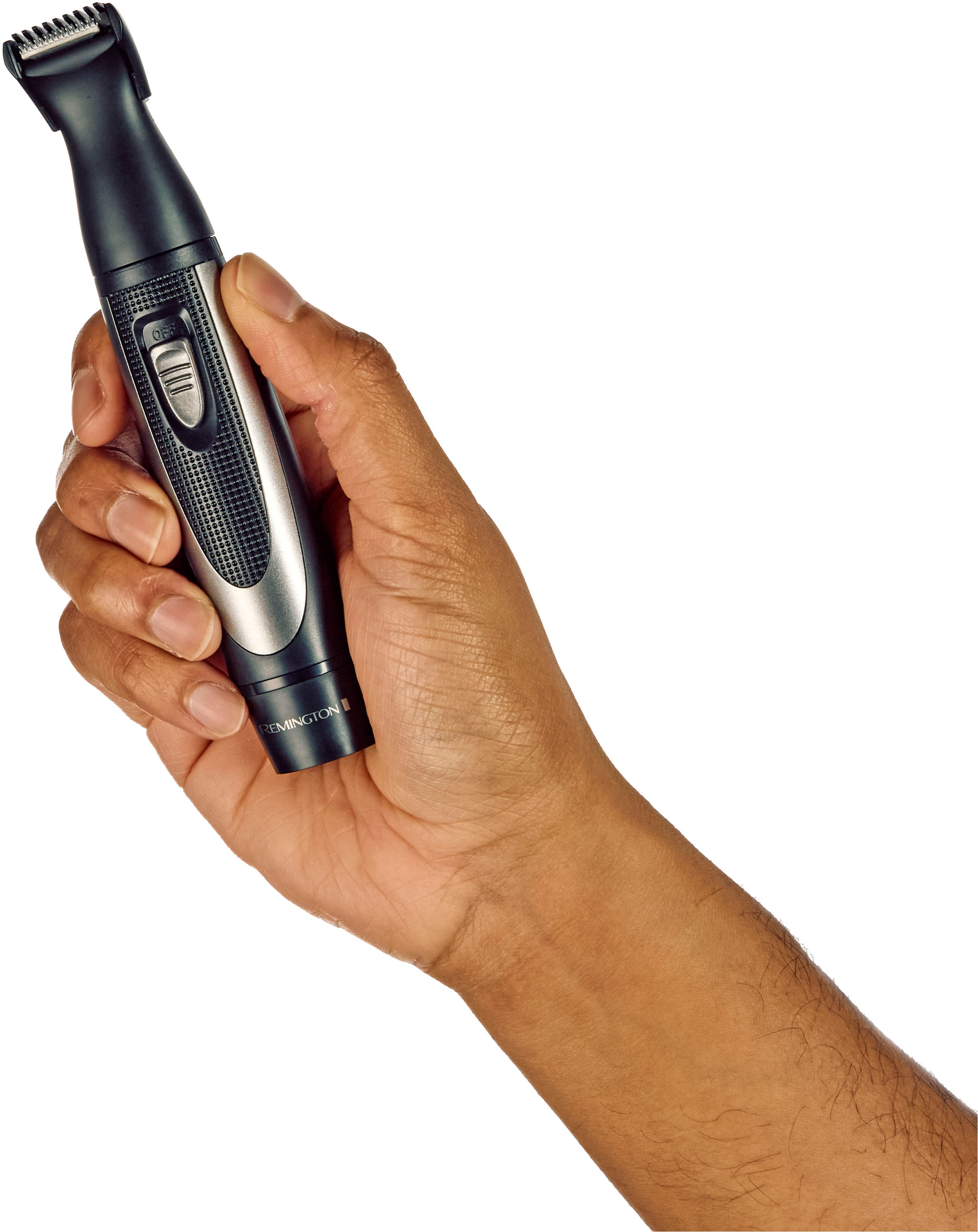 Remington Multifunktionstrimmer »MB905«, 2 Aufsätze, Akkubetriebener Barttrimmermit selbstschärfenden Stahlklingen