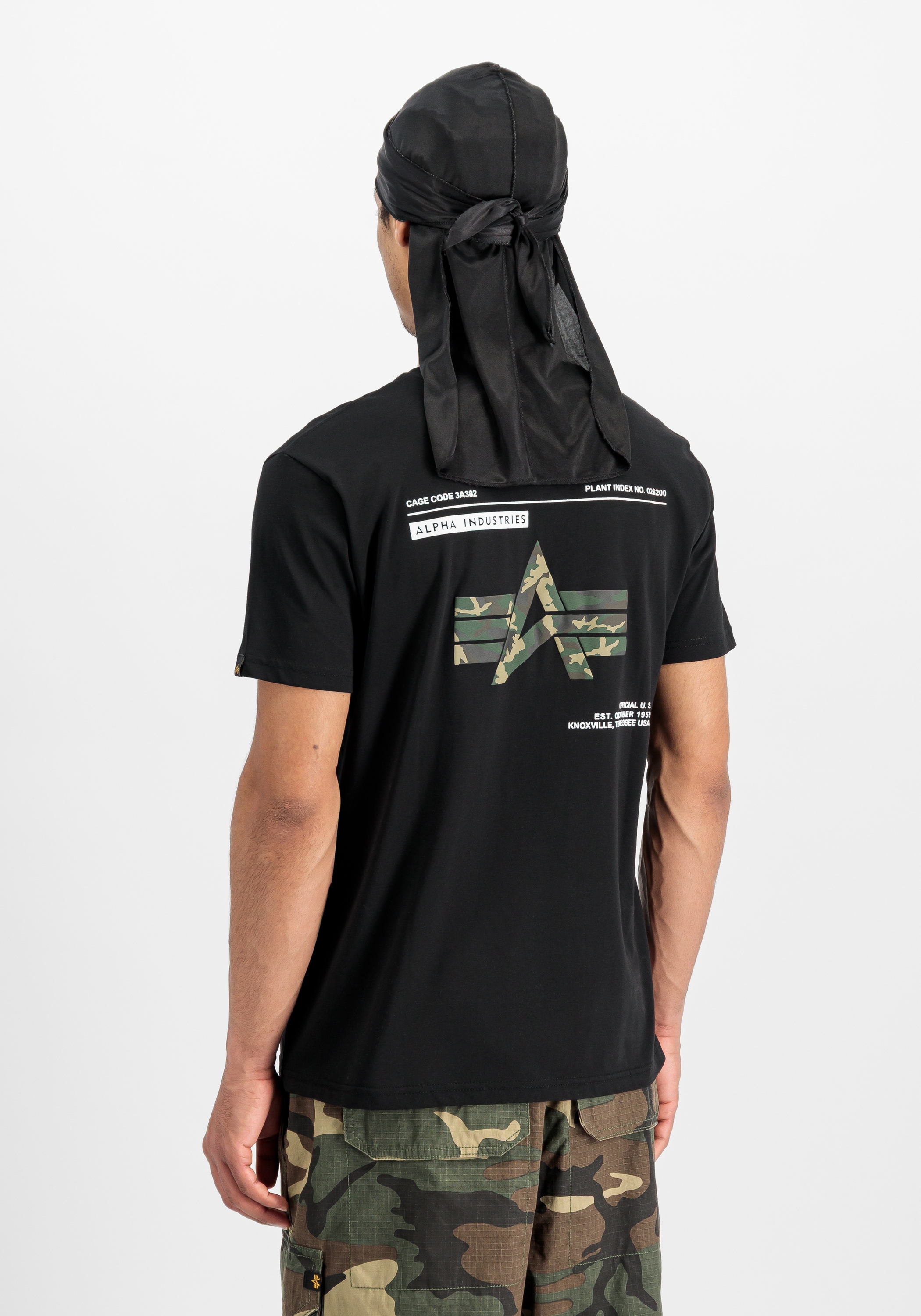 Alpha Industries T-Shirt »Camo Label Backprint T-Shirt«