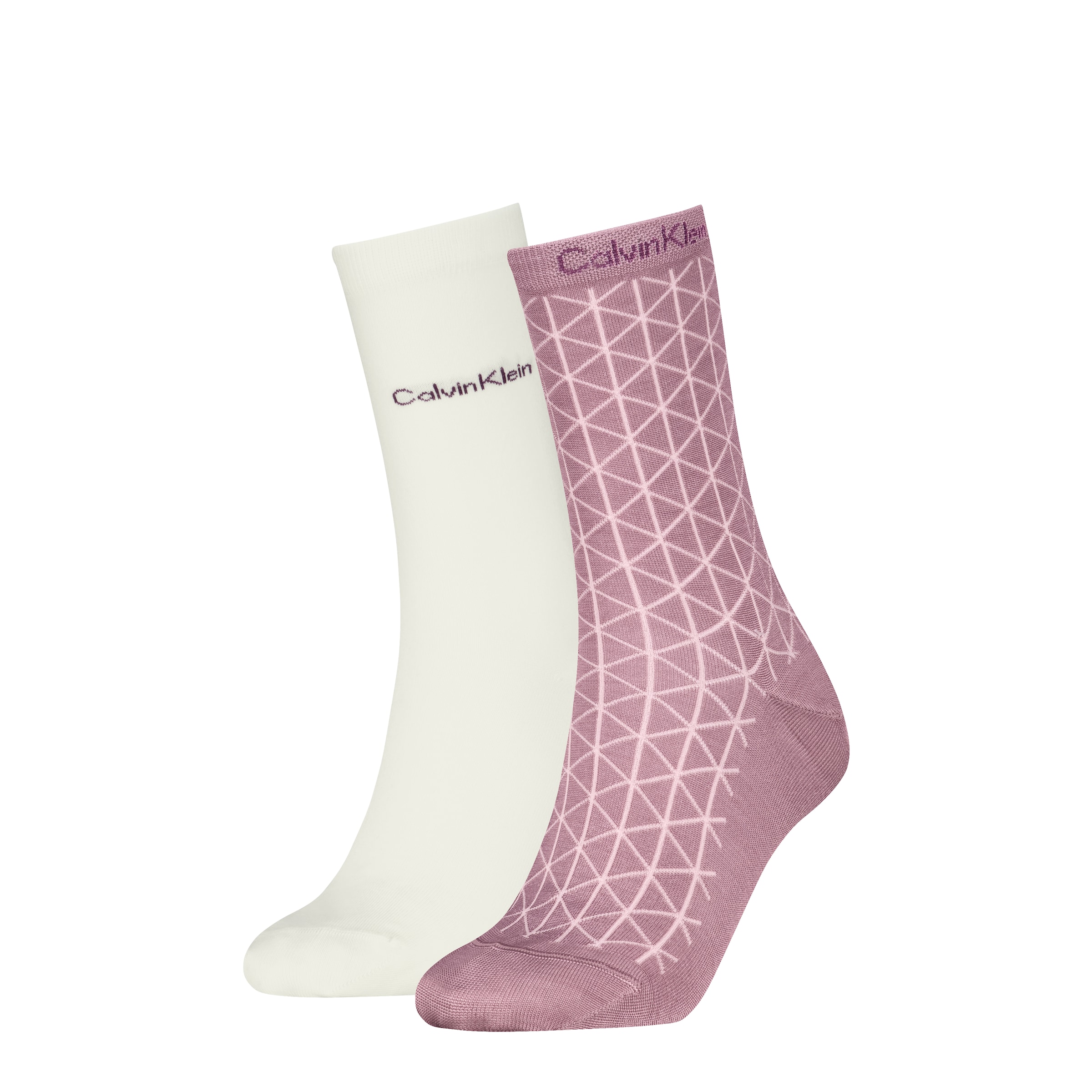 Calvin Klein Socken "CK WOMEN SOCK 2P DROPNEEDLE PATTERN" 2 Paar