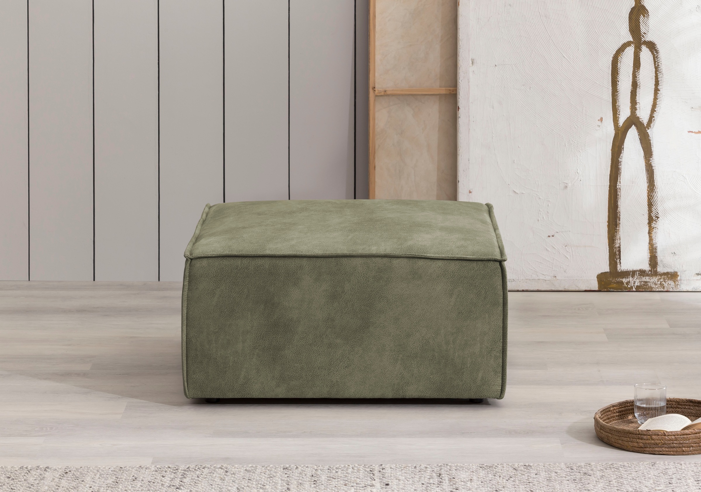 Home affaire Hocker "SHERWOOD" Hocker quadratisch, ideale Ergänzung zum Lov günstig online kaufen