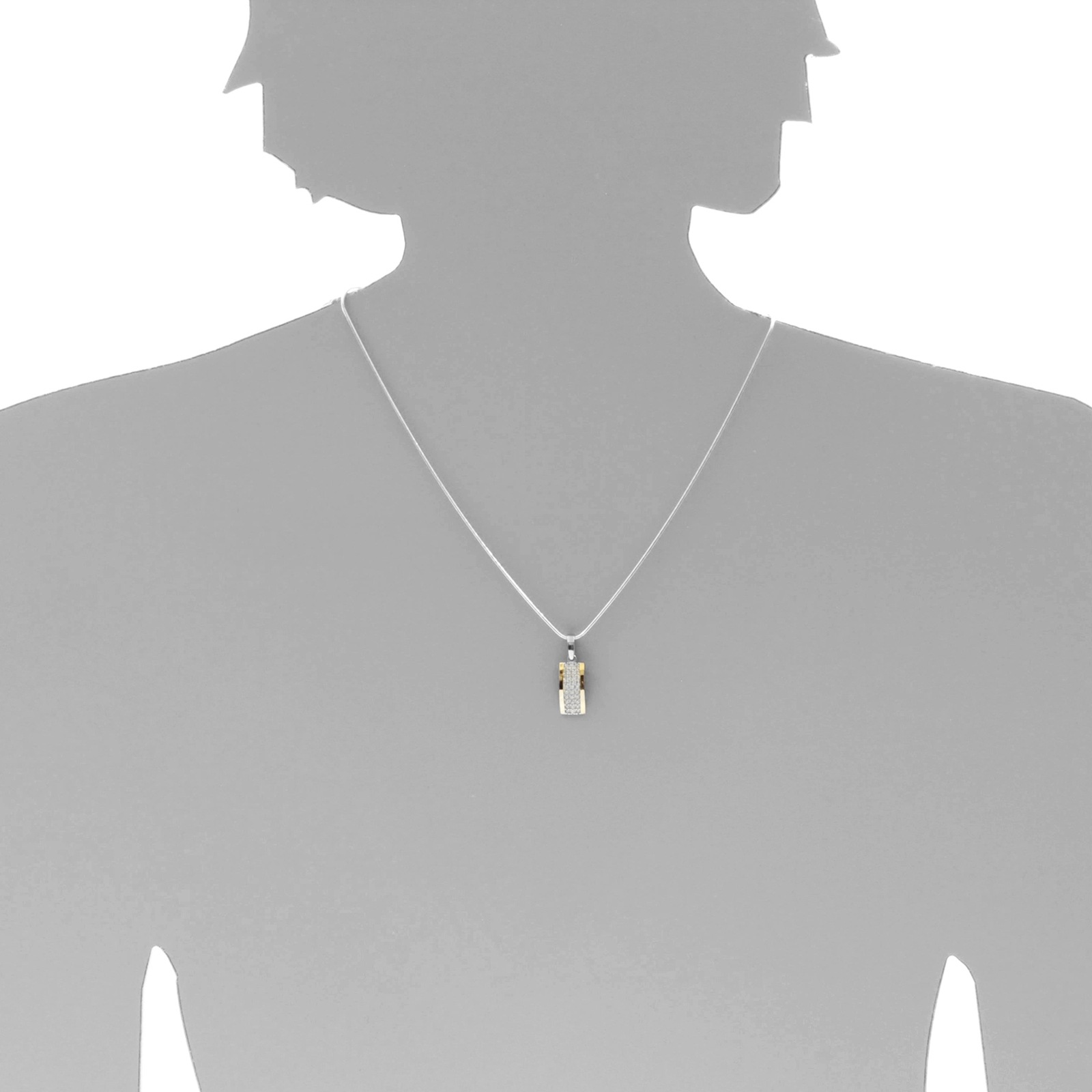 Kette mit Anhänger OSTSEE-SCHMUCK "Ostsee-Schmuck Kette mit Anhänger Sunny Exklusiv" Gr. 42, silber, Halsketten, Damen, 42cm, Silber 925 (Sterlingsilber), L: 42 2