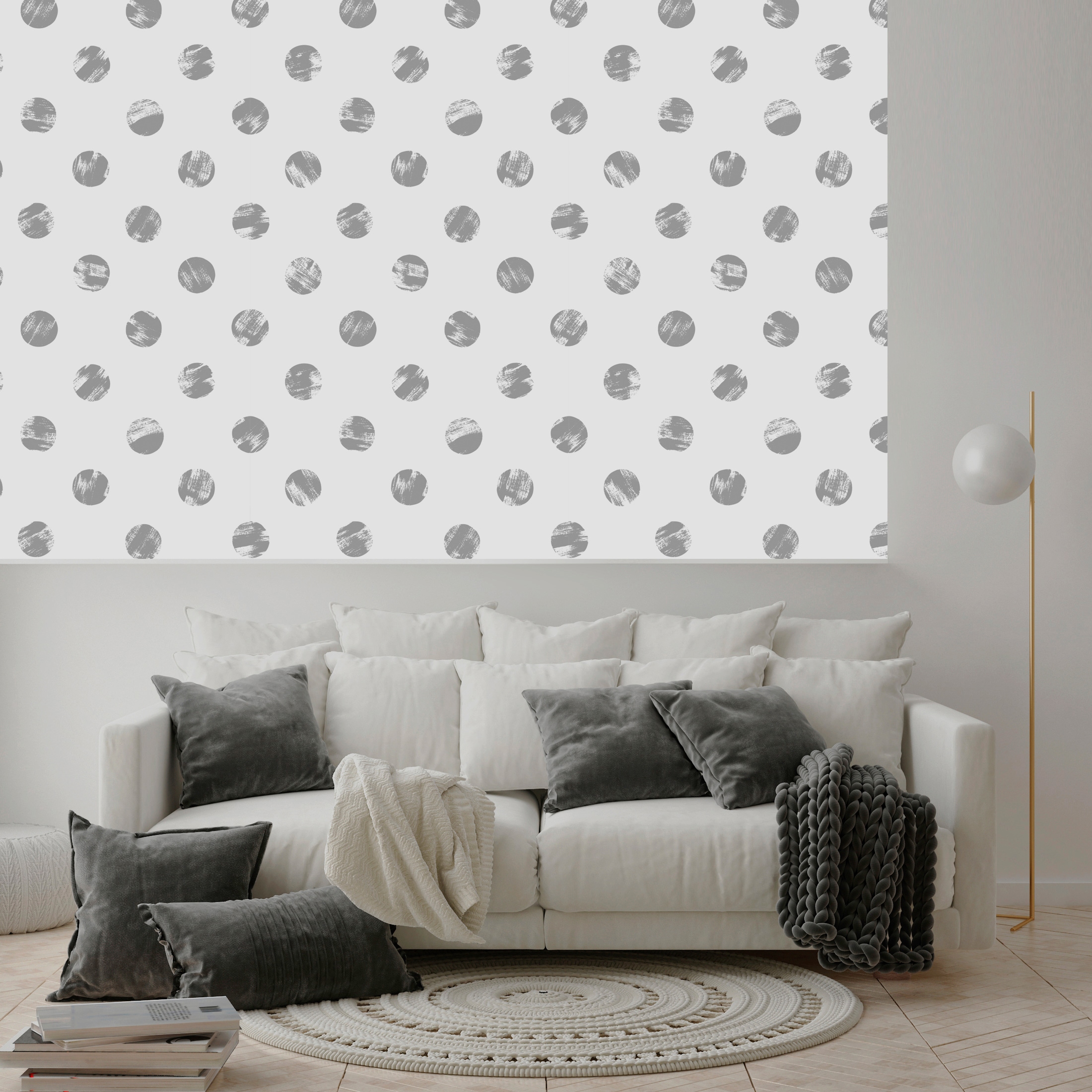 queence Vinyltapete »Alena«, Farbverlauf-bedruckt-abstrakt, 90x250cm, selbstklebend, kinderleichte Anbringung, Sticker