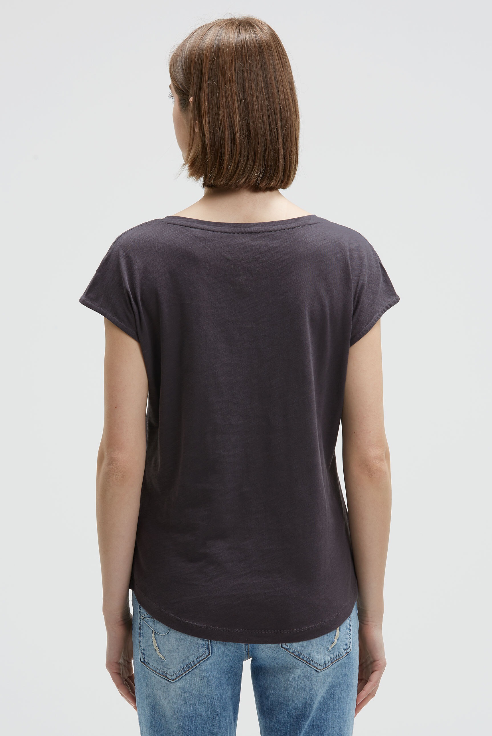 SOCCX V-Shirt, mit überschnittenen Schultern
