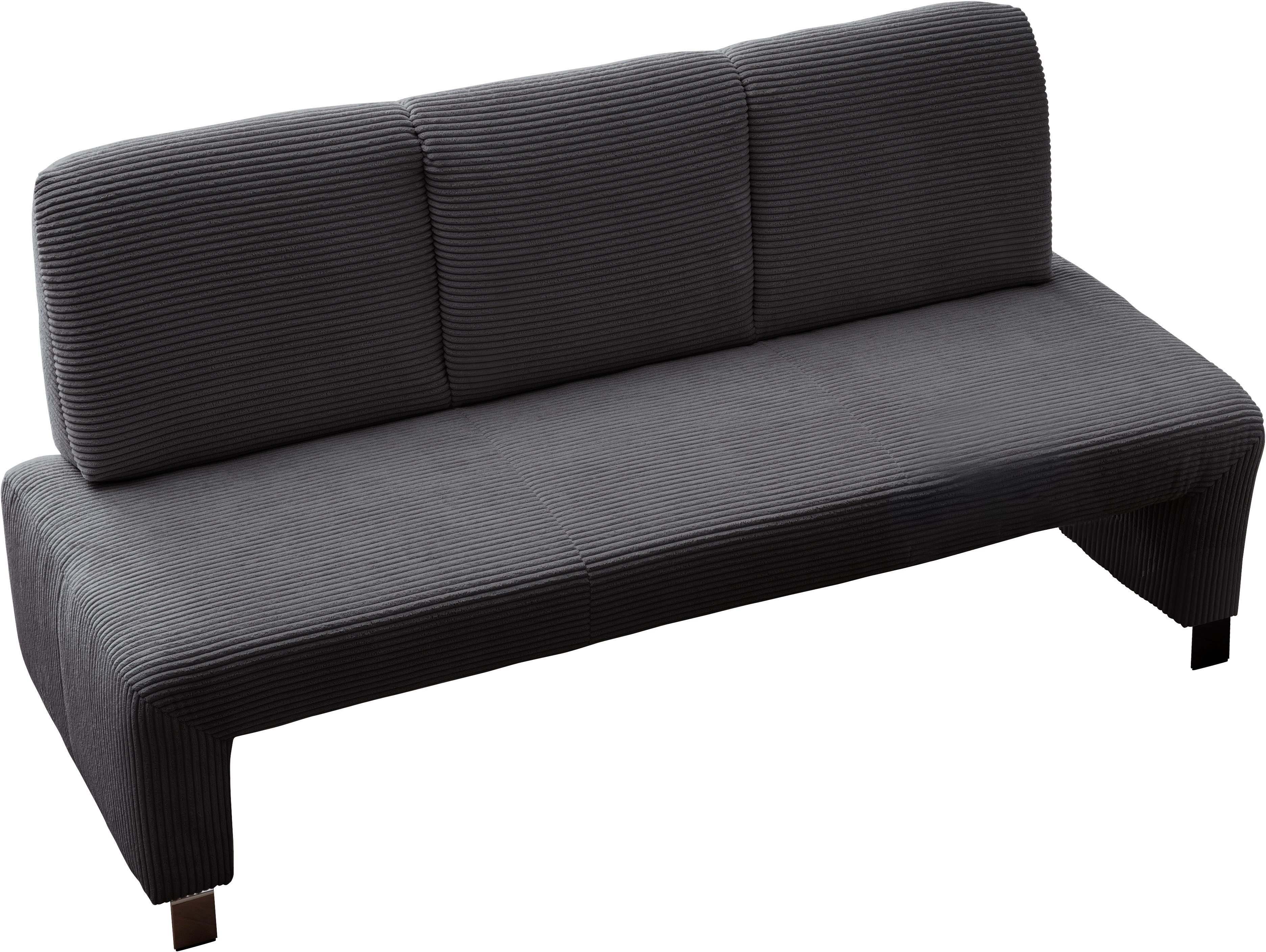 exxpo - sofa fashion "Intenso, Sitzbank, Breite 182 cm, wahlweise in Leder oder Textil" hohe Bodenfreiheit, frei im Raum stellbar, hoher Sitzkomfort