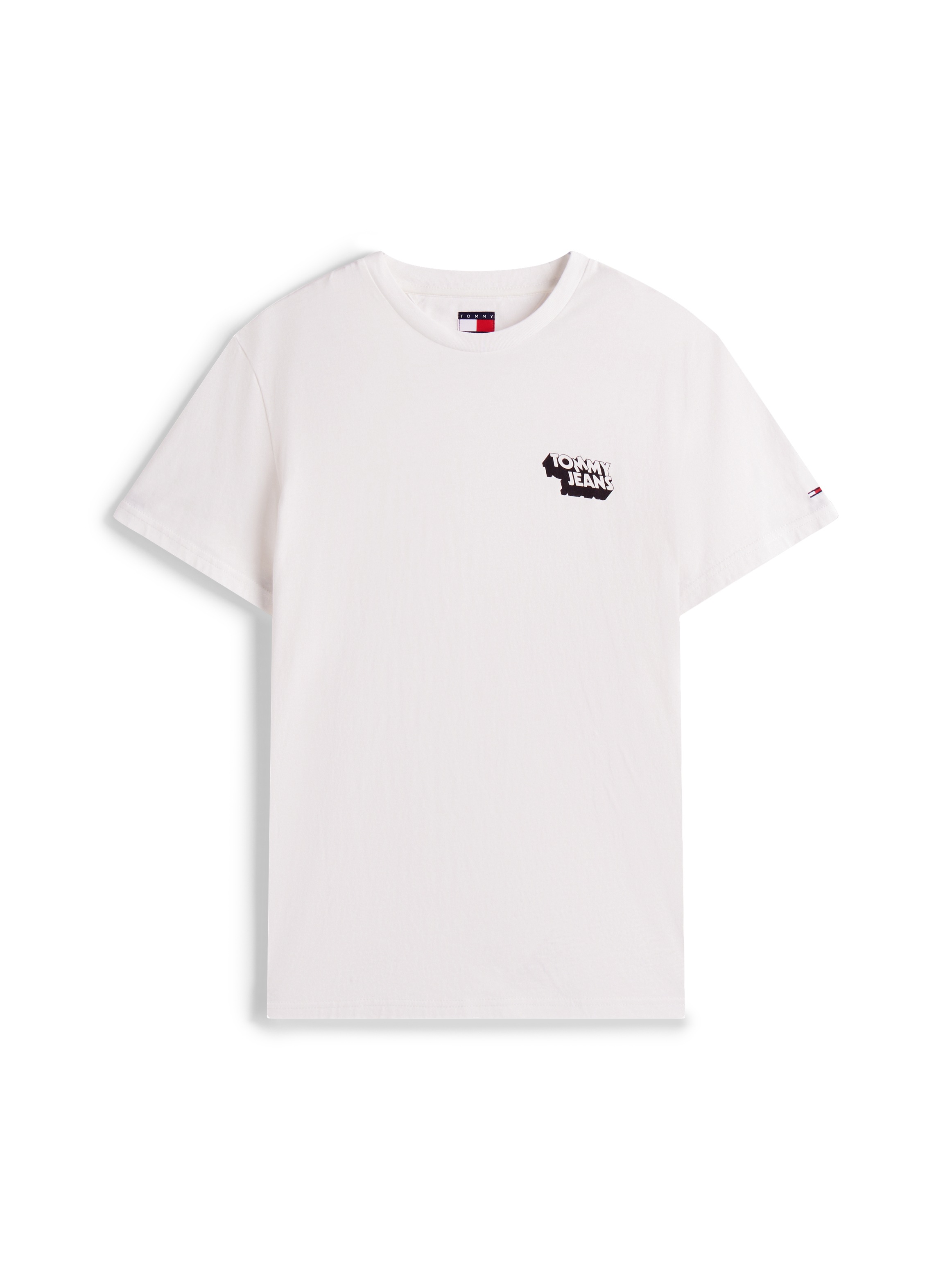 Tommy Jeans T-Shirt »TJM SLIM STACK LOGO TEE EXT«, Mit Rundhalsausschnitt