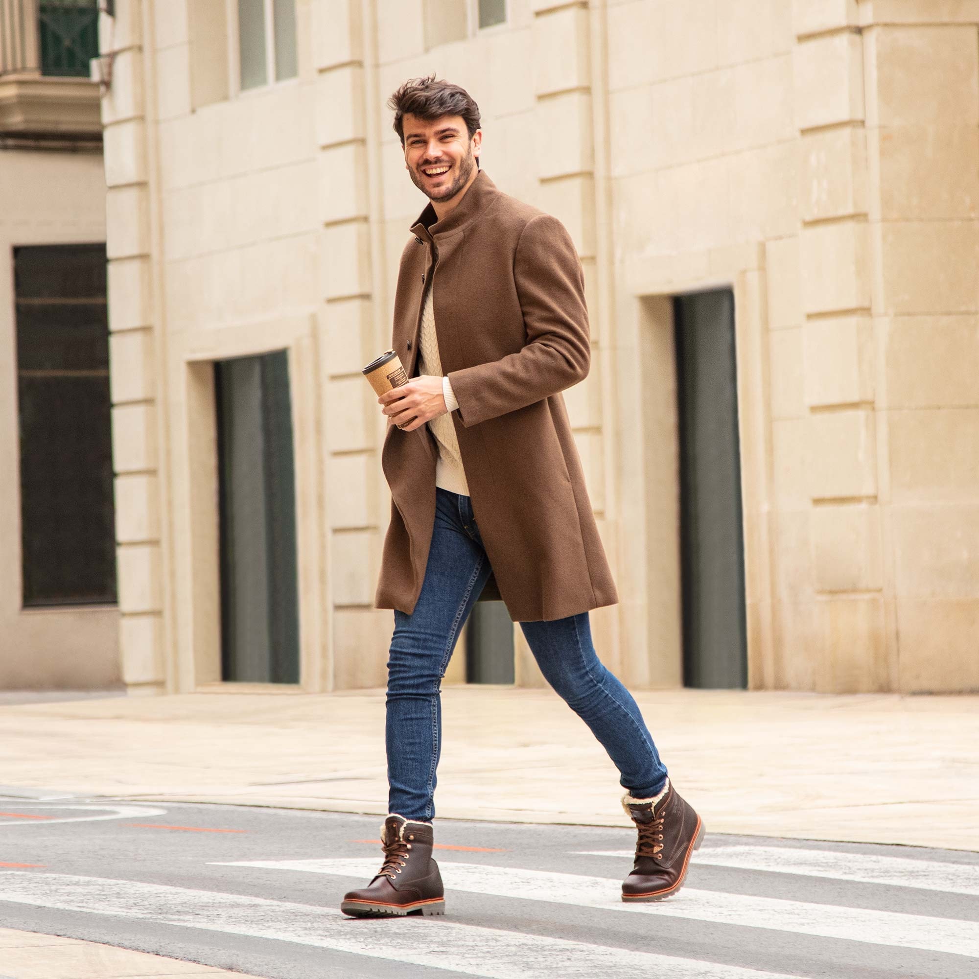 Panama Jack Schnürboots »P03 Aviator C23«, Schnürstiefel, Winterstiefel, Profilsohle, mit Waterproof-Ausstattung