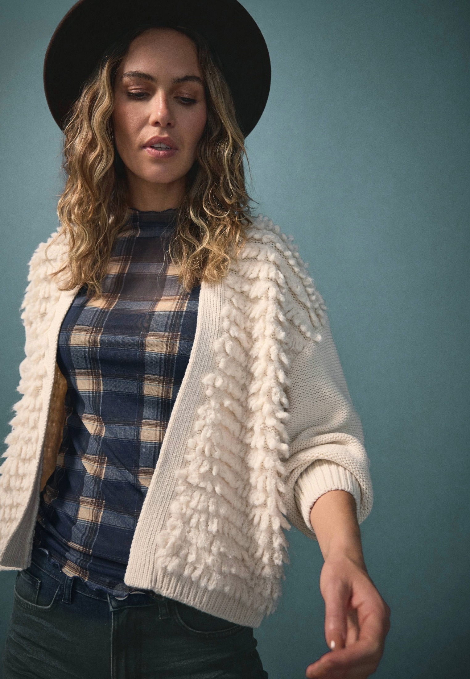 Zero Kurzarmshirt »Damen Mesh Langarmshirt mit Druck« 1 Stk. tlg. weiteres Detail