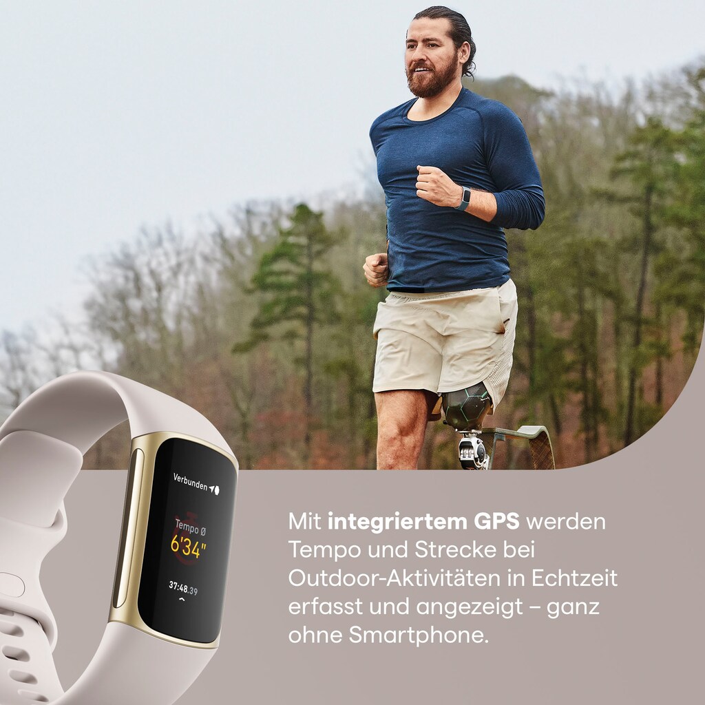 fitbit Smartwatch »Charge 5«, (FitbitOS5 inkl. 6 Monate Fitbit Premium)