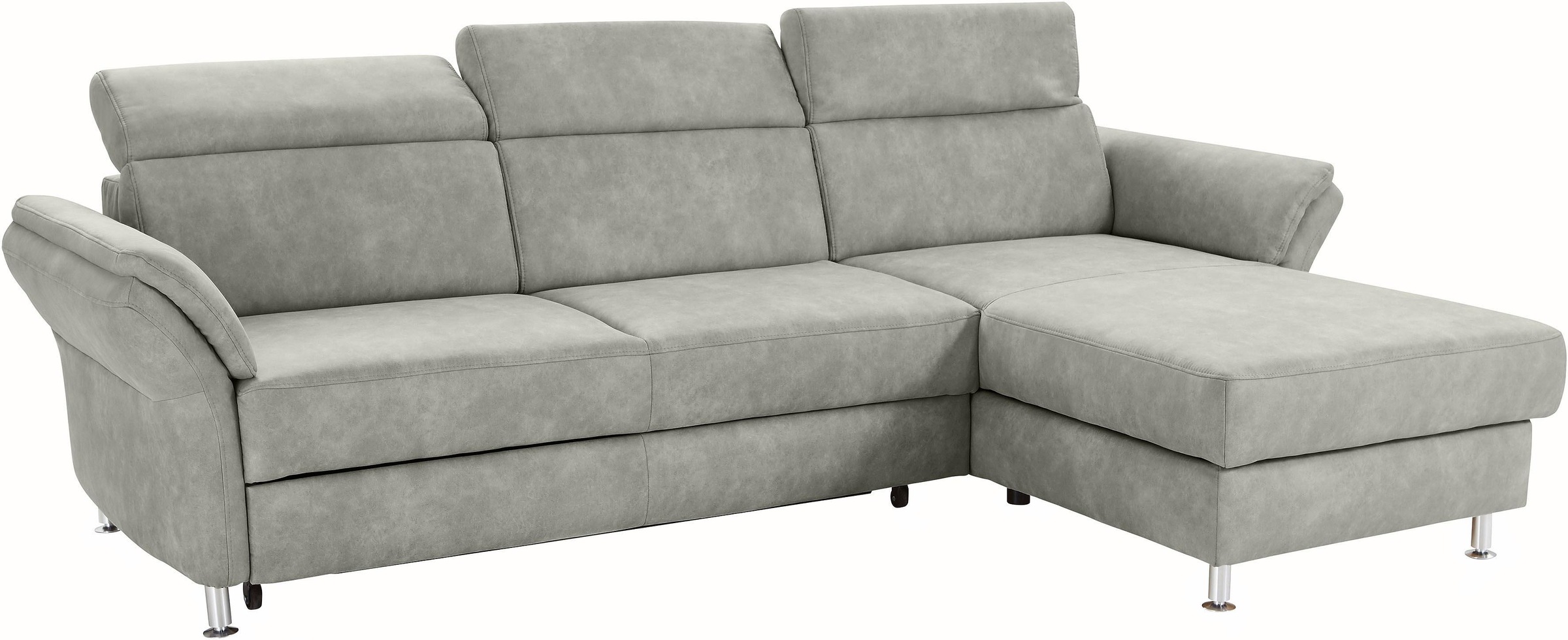 sit&more Ecksofa »Avignon L-Form«, Kopfteilverstellung, wahlweise mit Bettfunktion und Bettkasten