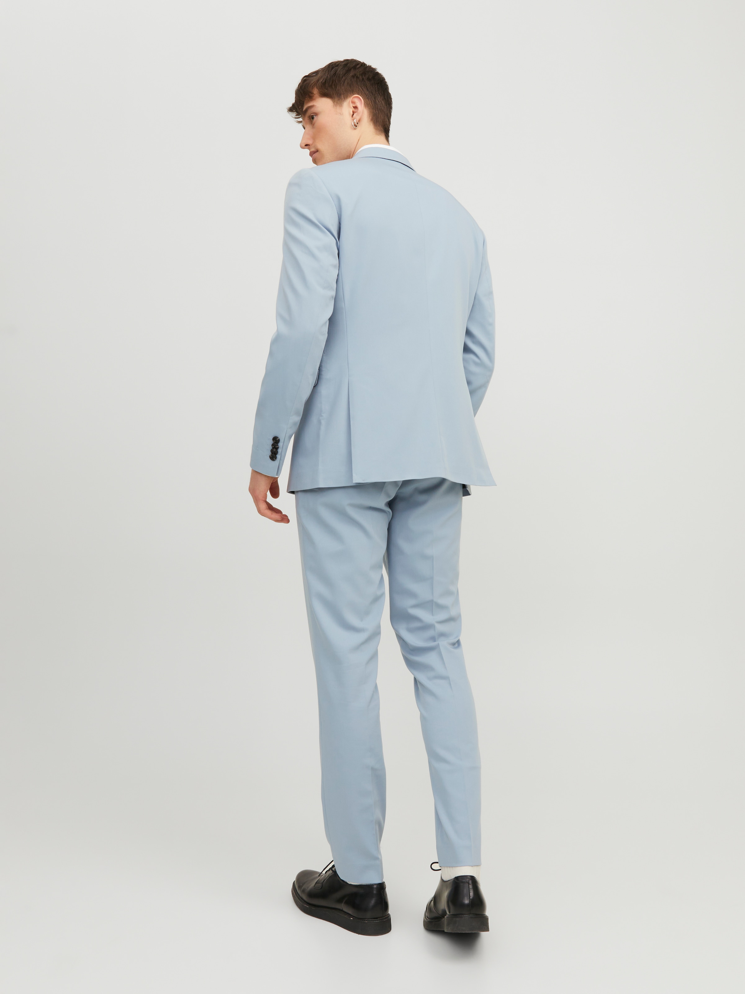 Jack & Jones Anzug »JPRFRANCO  Extra schmal, pflegeleicht, stilvoll mit fallendem Revers« slim fit Materialmix, slim fit
