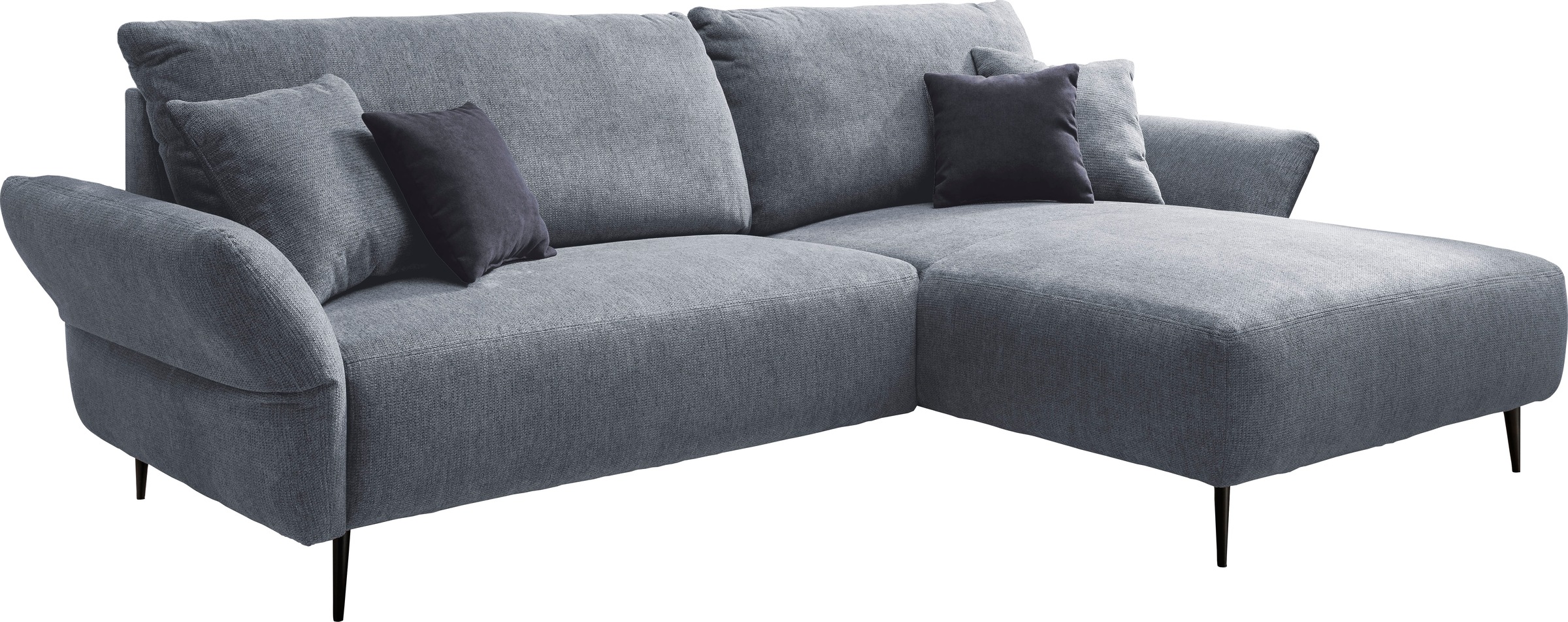 INOSIGN Ecksofa »Amarena L-Form«, inklusive Armlehnenverstellfunktion, 4x Zierkissen gratis