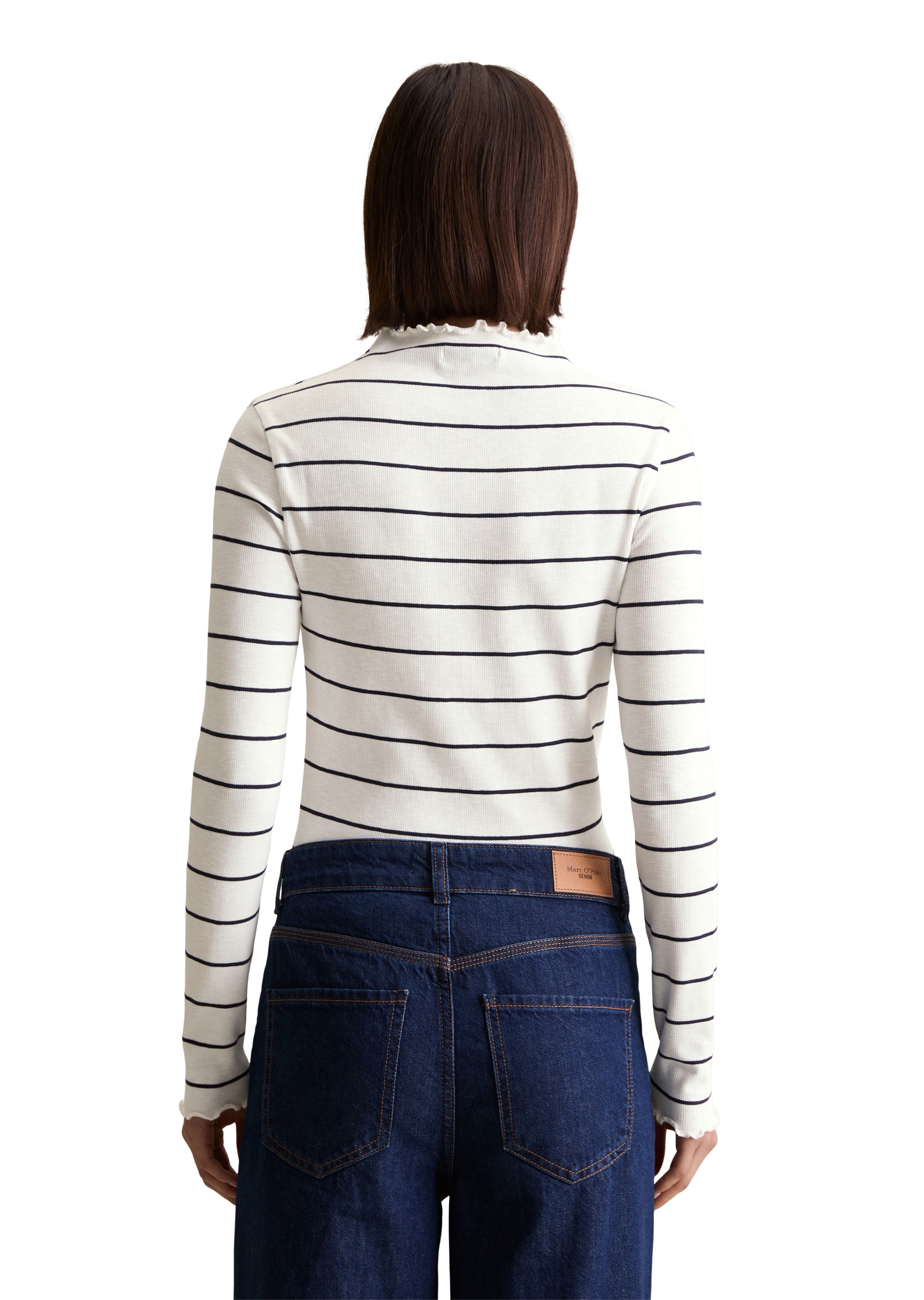 Marc O'Polo DENIM Langarmshirt »aus Organic Cotton-Stretch-Jersey«