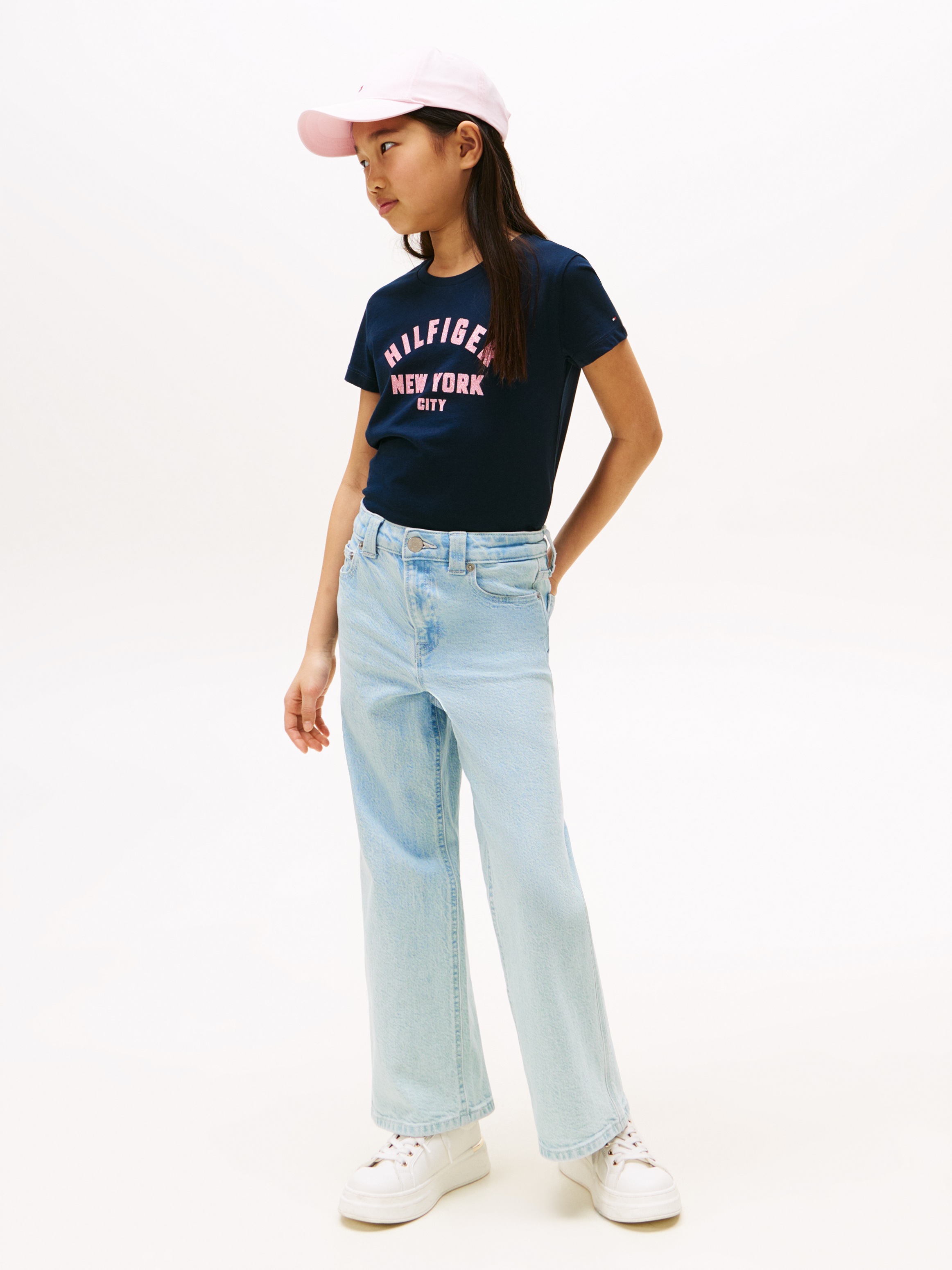 Tommy Hilfiger T-Shirt »HILFIGER GRAPHIC T-SHIRT«, für Kinder bis 16 Jahre, mit großem Druck