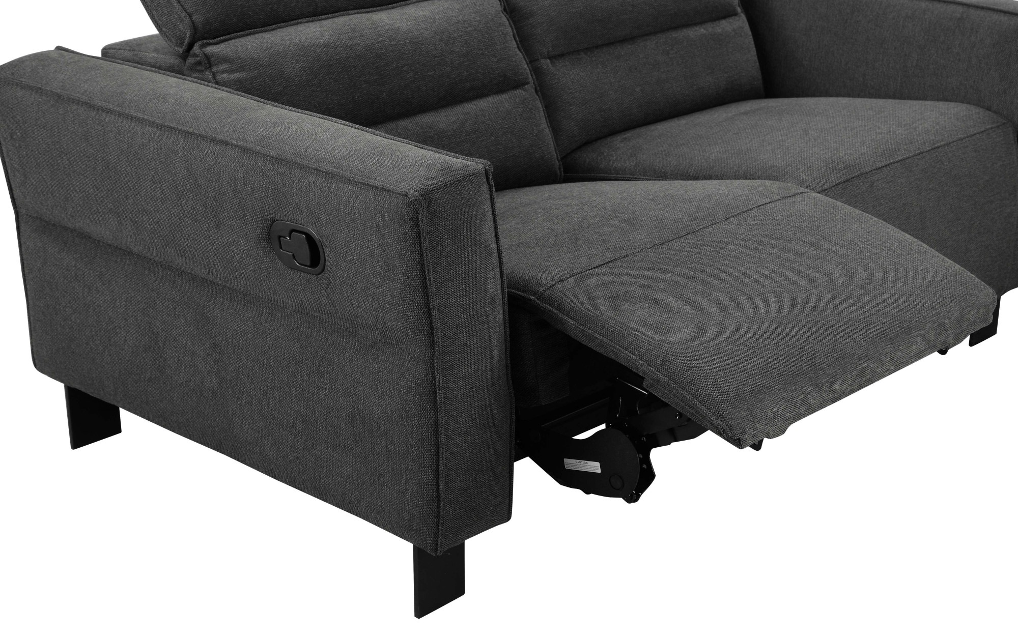 Places of Style 2-Sitzer »Carpari, 162 cm, mit manueller od. elektrischer Relaxfunktion«, (USB A/C), sowie Kopfteilverstellung