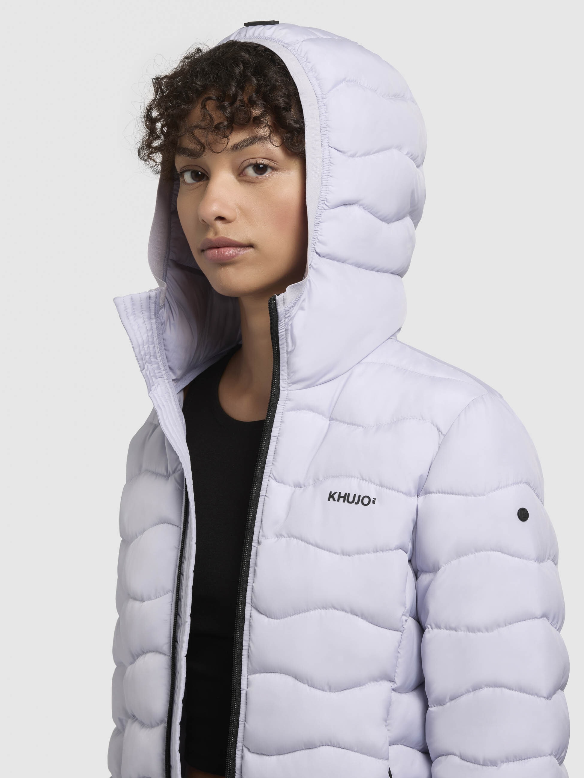 khujo Steppjacke »NARGO«, mit Kapuze