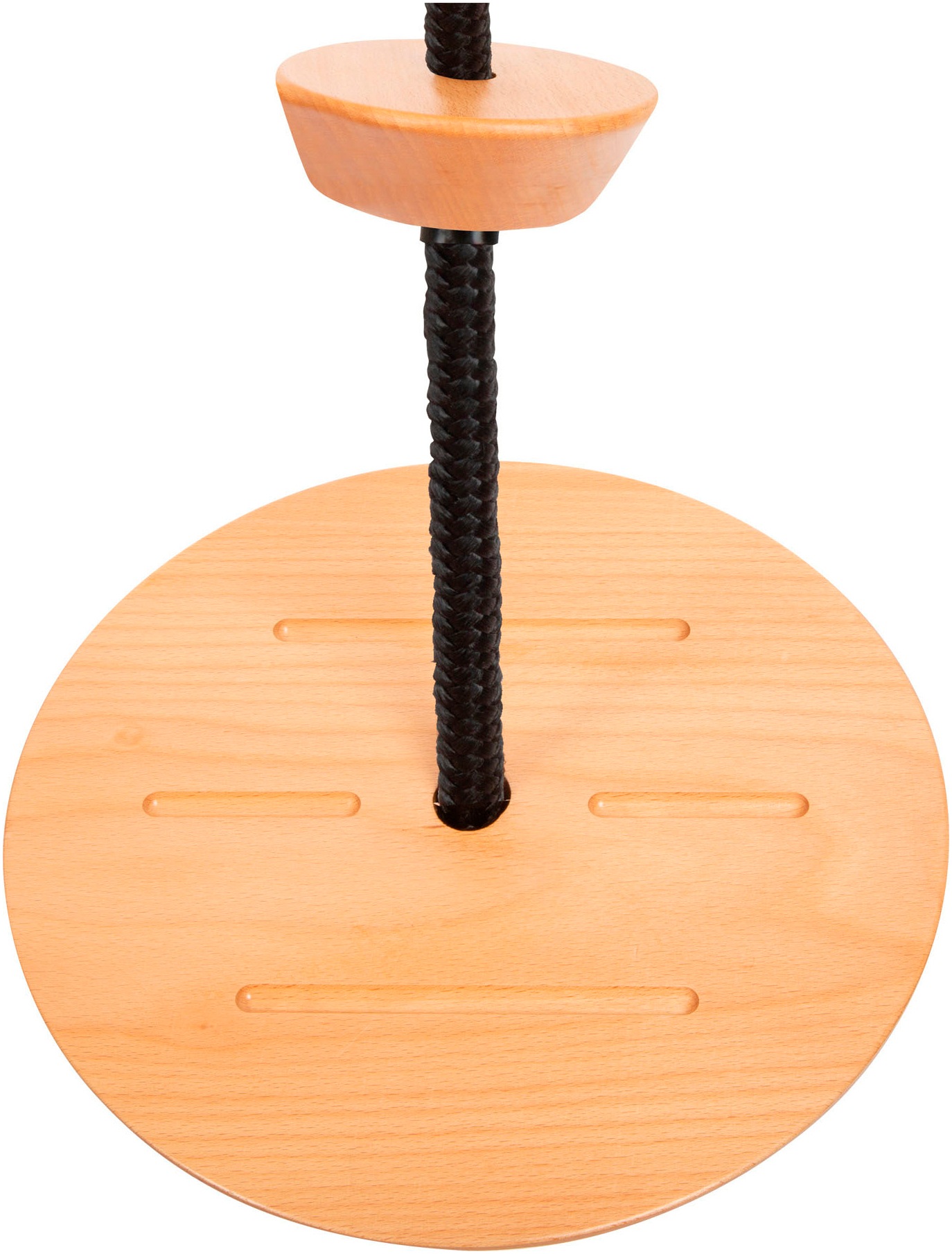 Small Foot Schaukelsitz »Tellerschaukel mit Kletterseil, Black Line«, für Klettergerüst und Baumhaus
