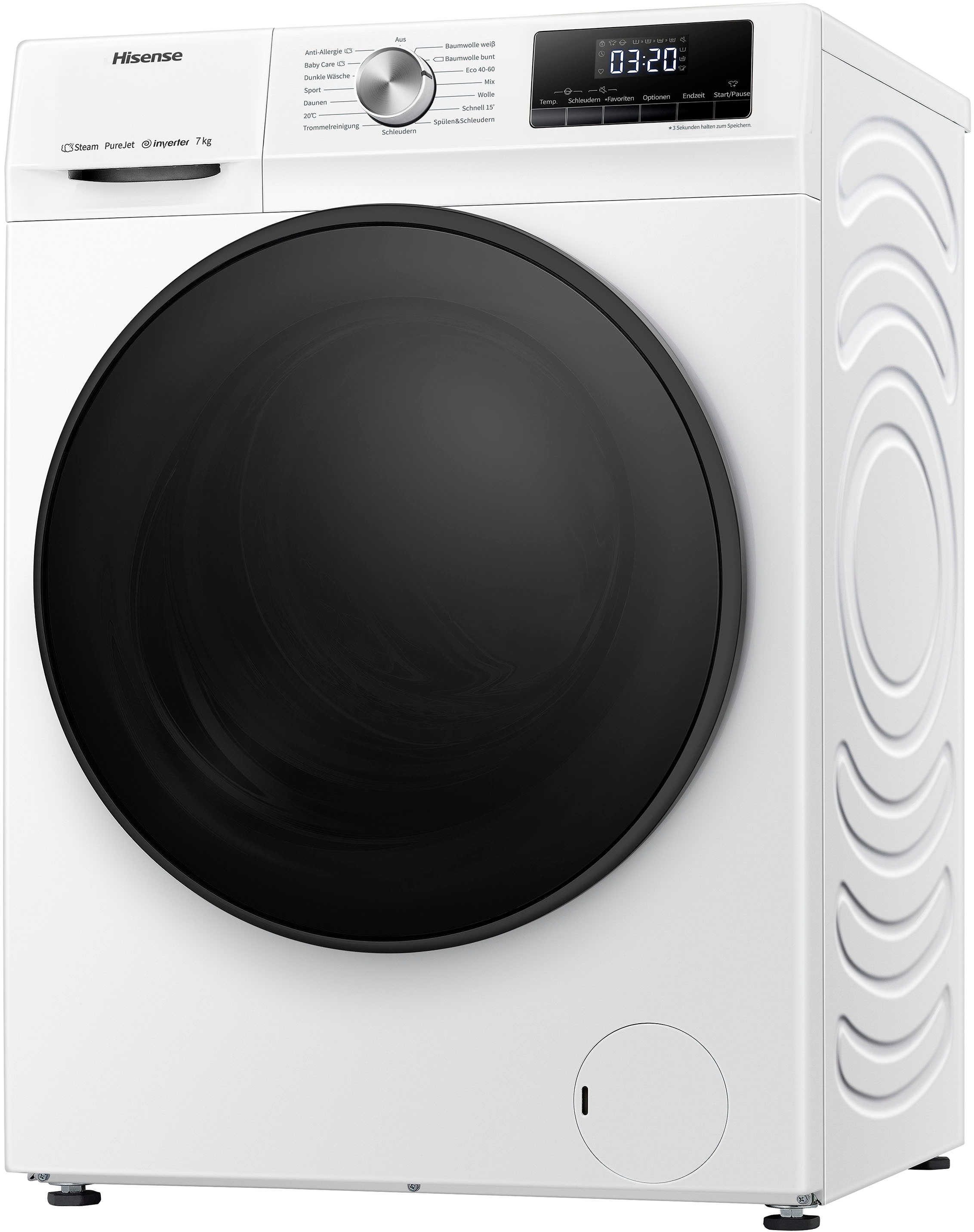 Hisense Waschmaschine WFQA7014EVJM "WFQA7014EVJM" 7 kg 1400 U/min günstig online kaufen