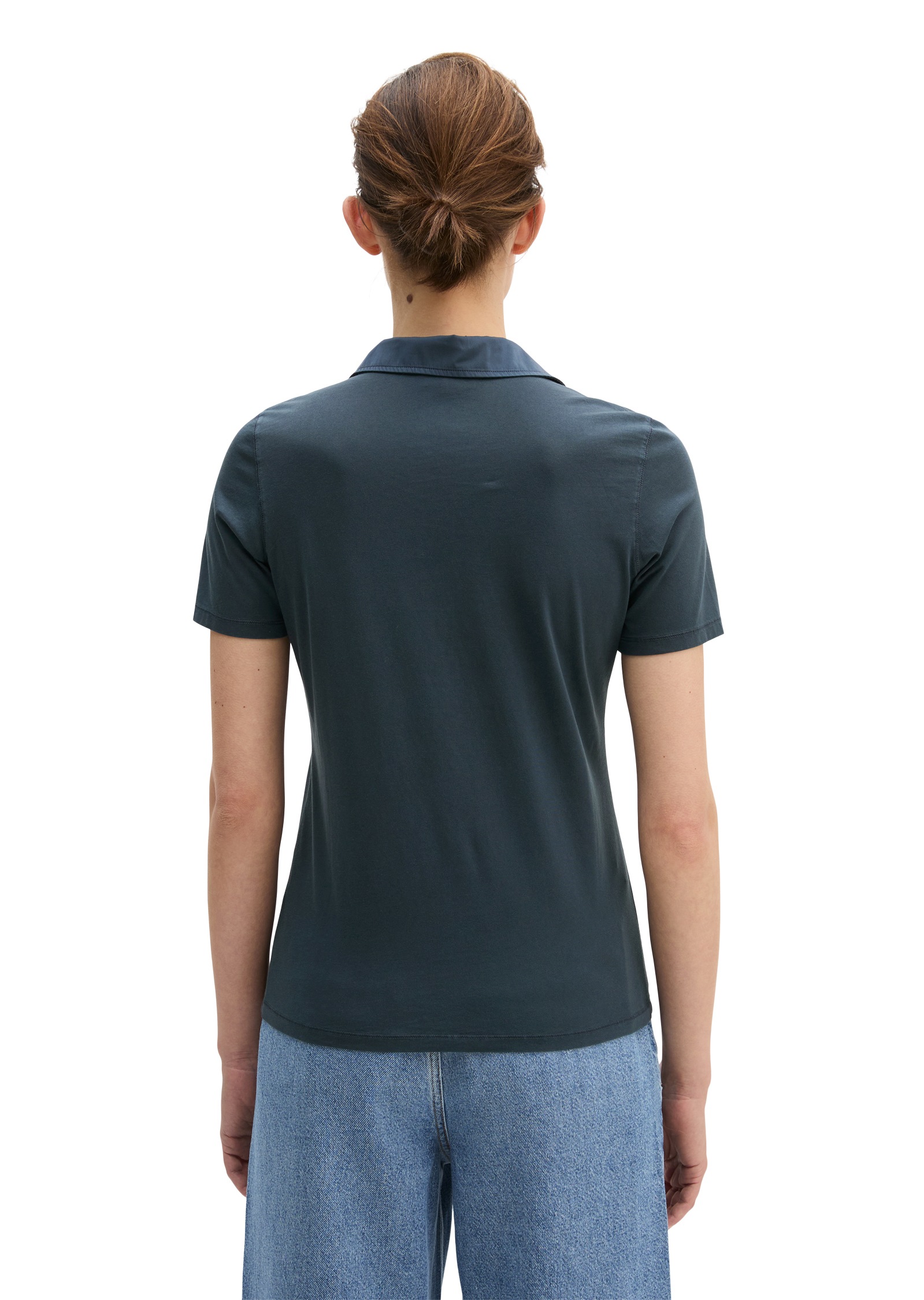 Marc O'Polo Poloshirt »mit Material-Mix-Details«