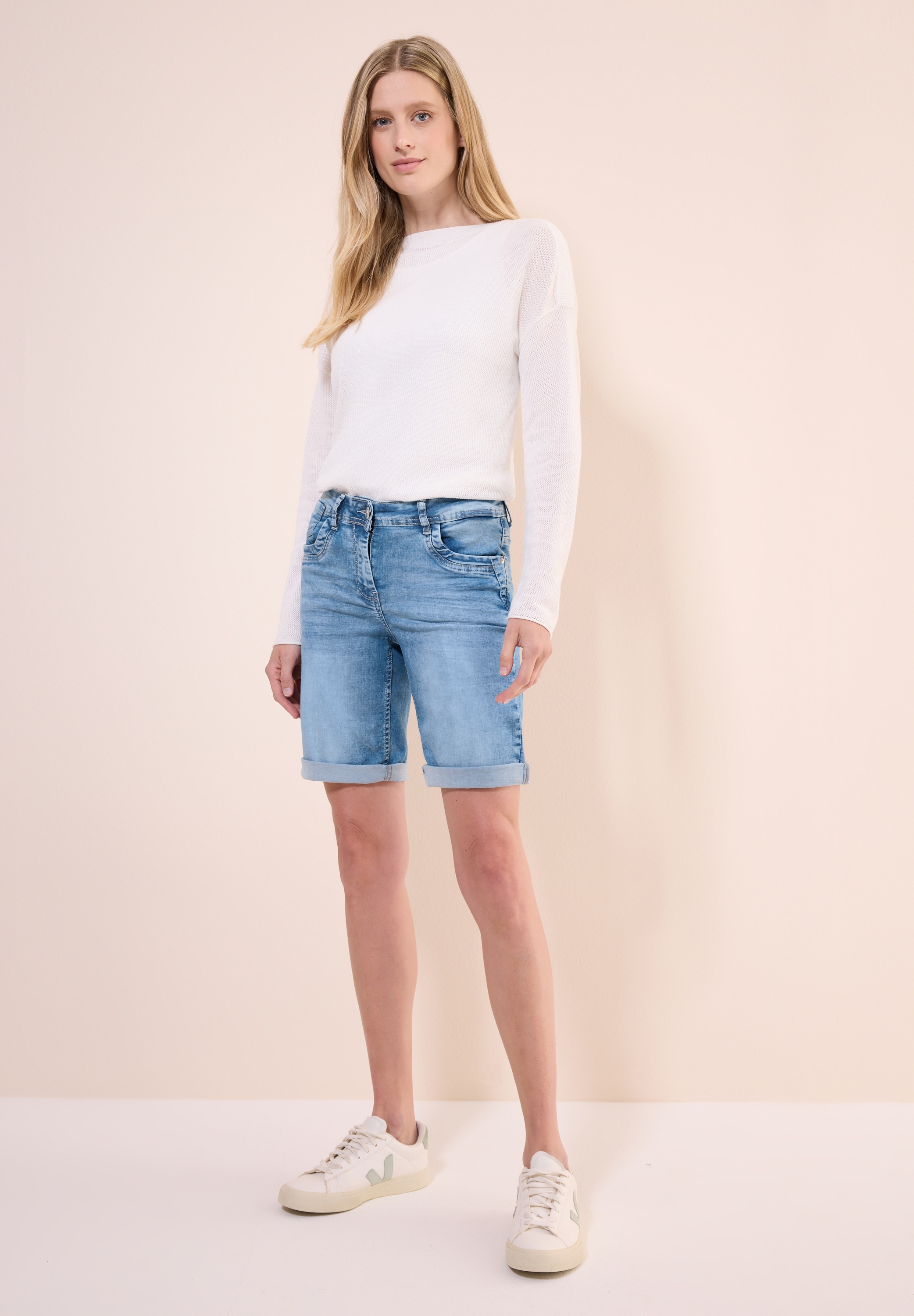 Cecil Comfort-fit-Jeans, Middle Waist