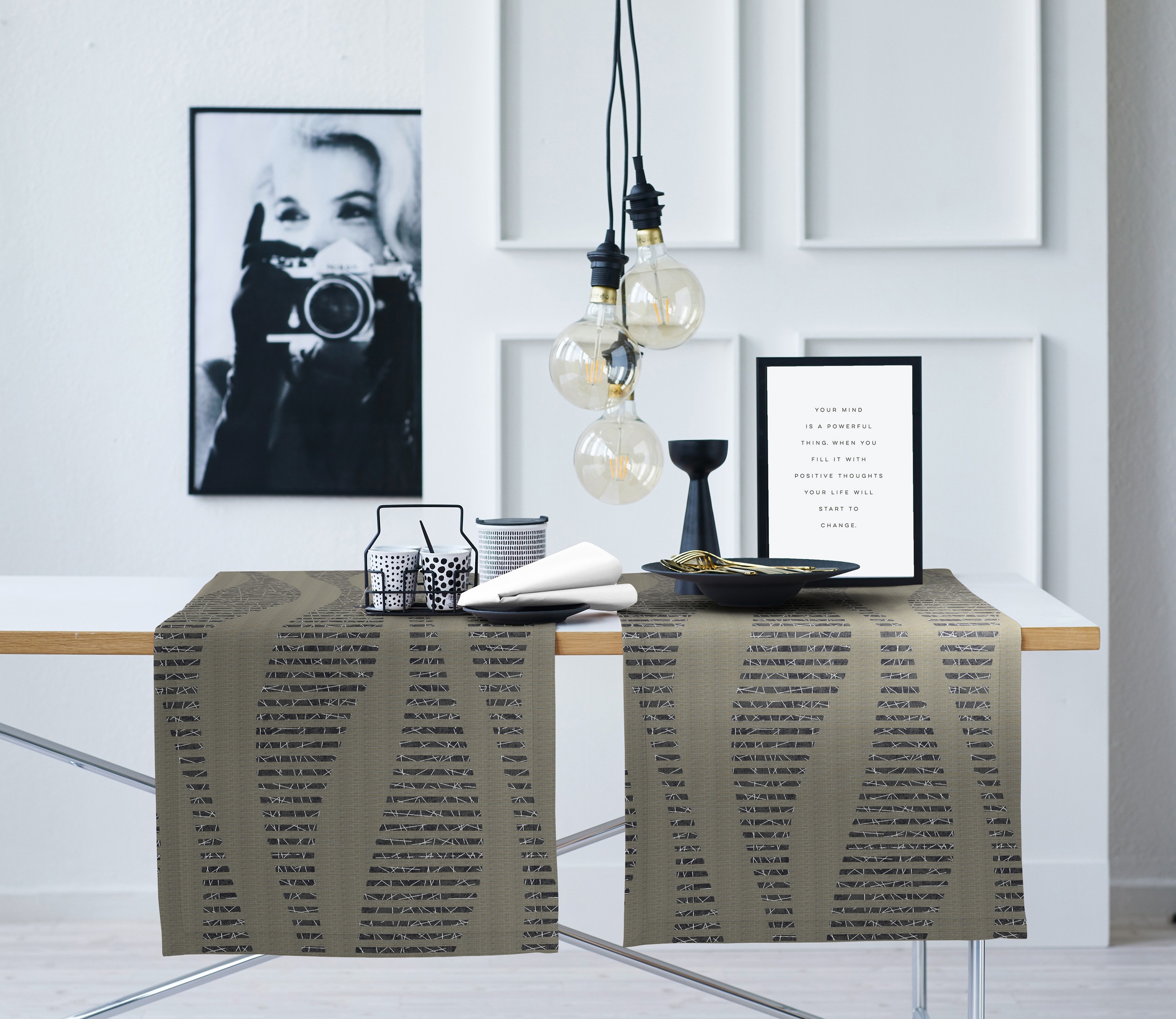 APELT Tischläufer "Vinka, LOFT STYLE, Jacquard" günstig online kaufen