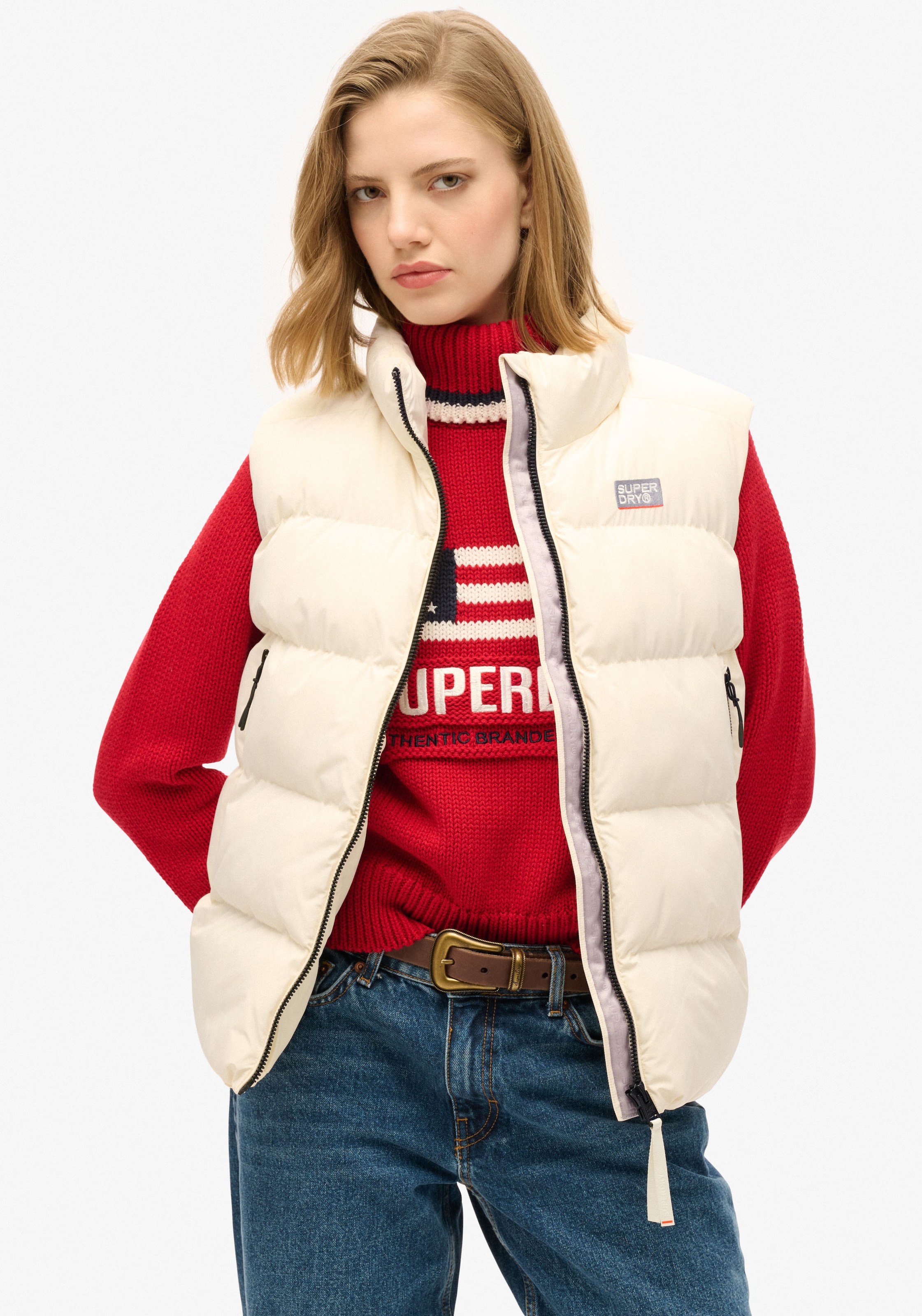 Superdry Steppweste "SPORTS PUFFER GILET" günstig online kaufen