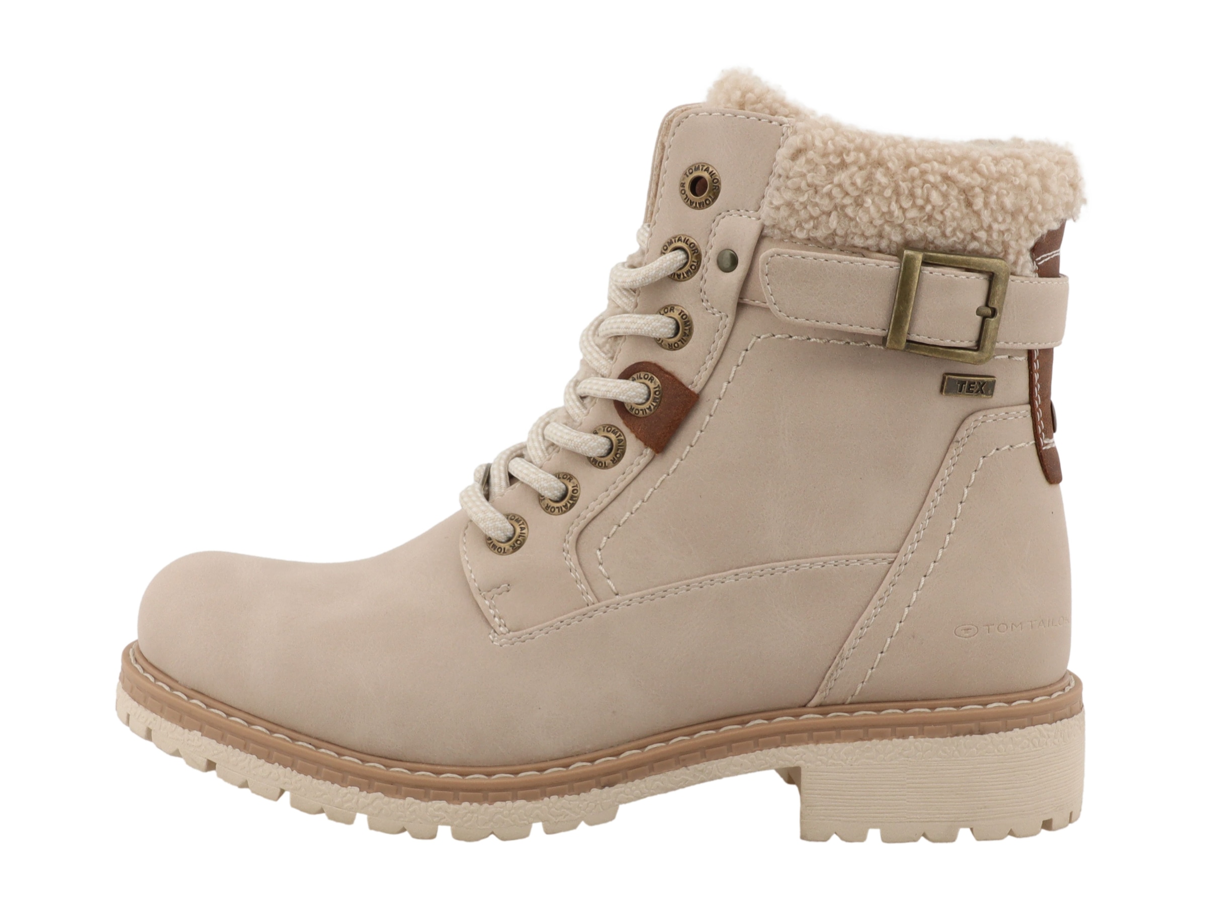TOM TAILOR Winterboots  Workerboots, Hiking Boot mit Blockabsatz